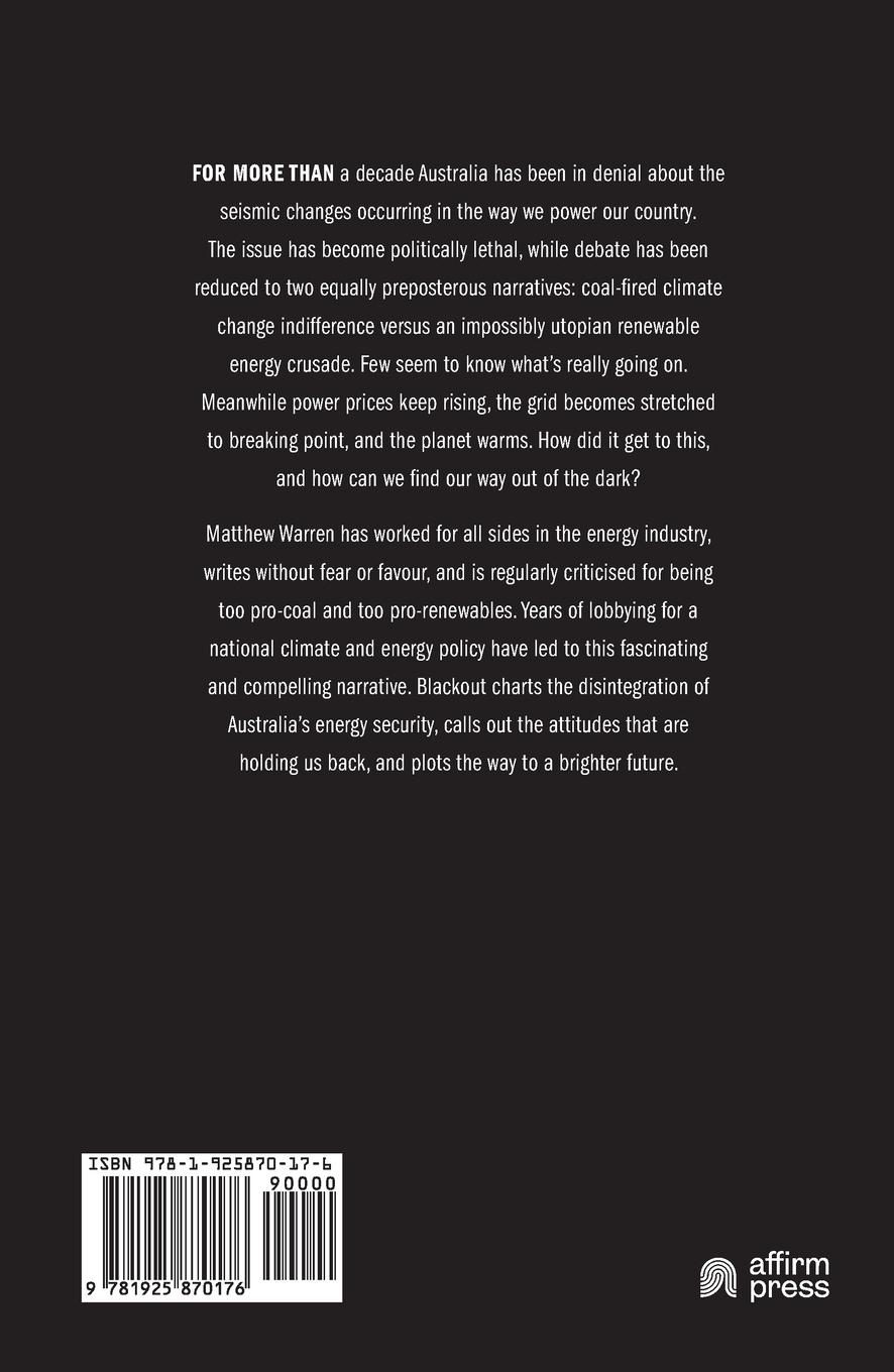 Rückseitencover Blackout