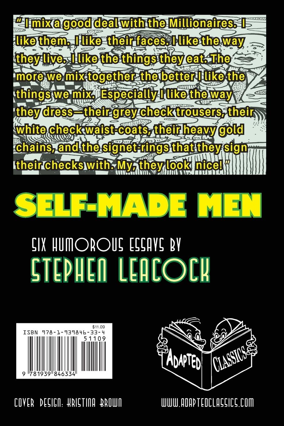 Rückseitencover Self-Made Men