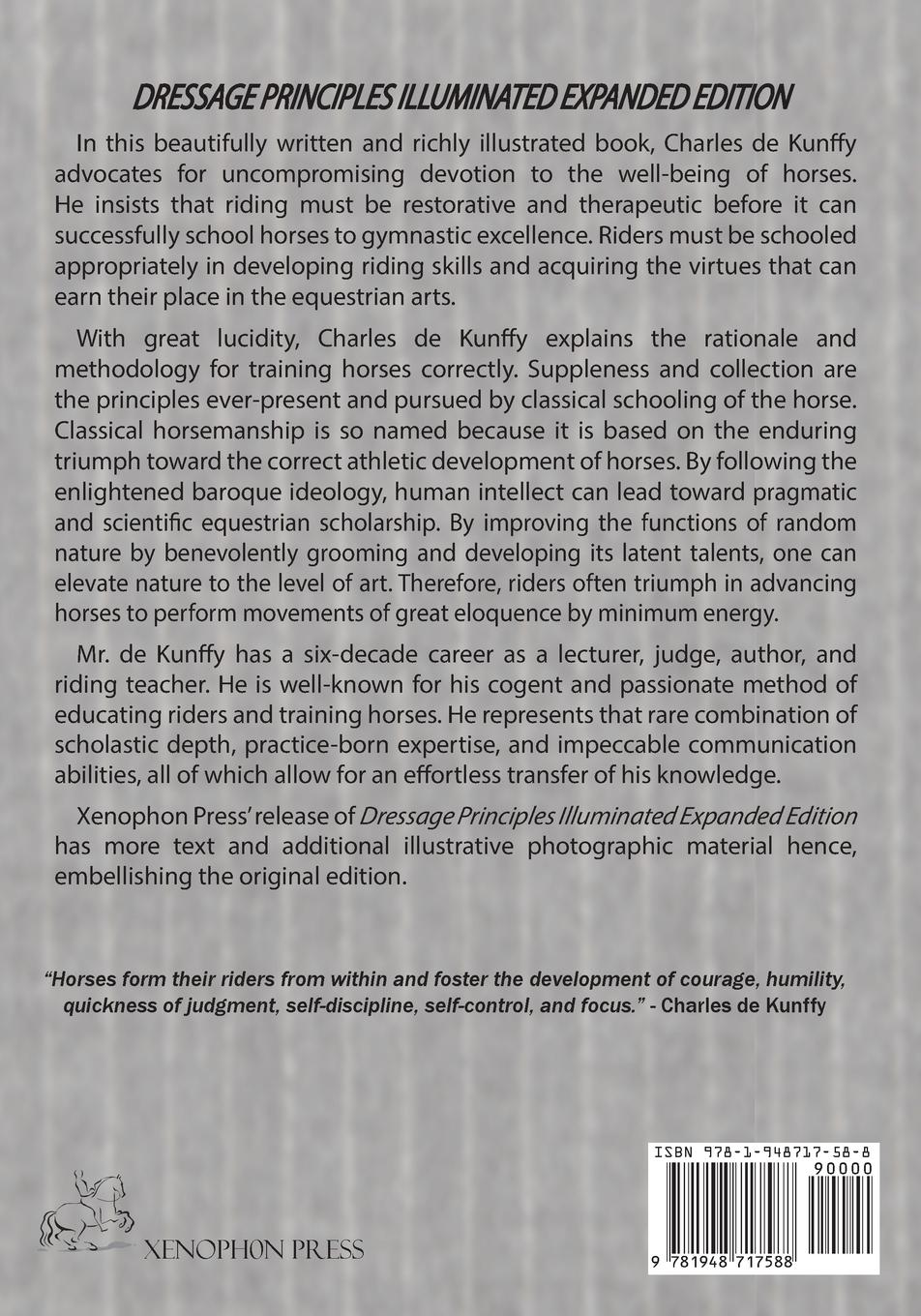 Rückseitencover Dressage Principles Illuminated Expanded Edition