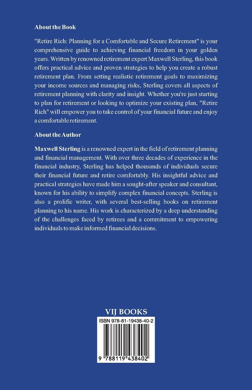 Rückseitencover Retire Rich