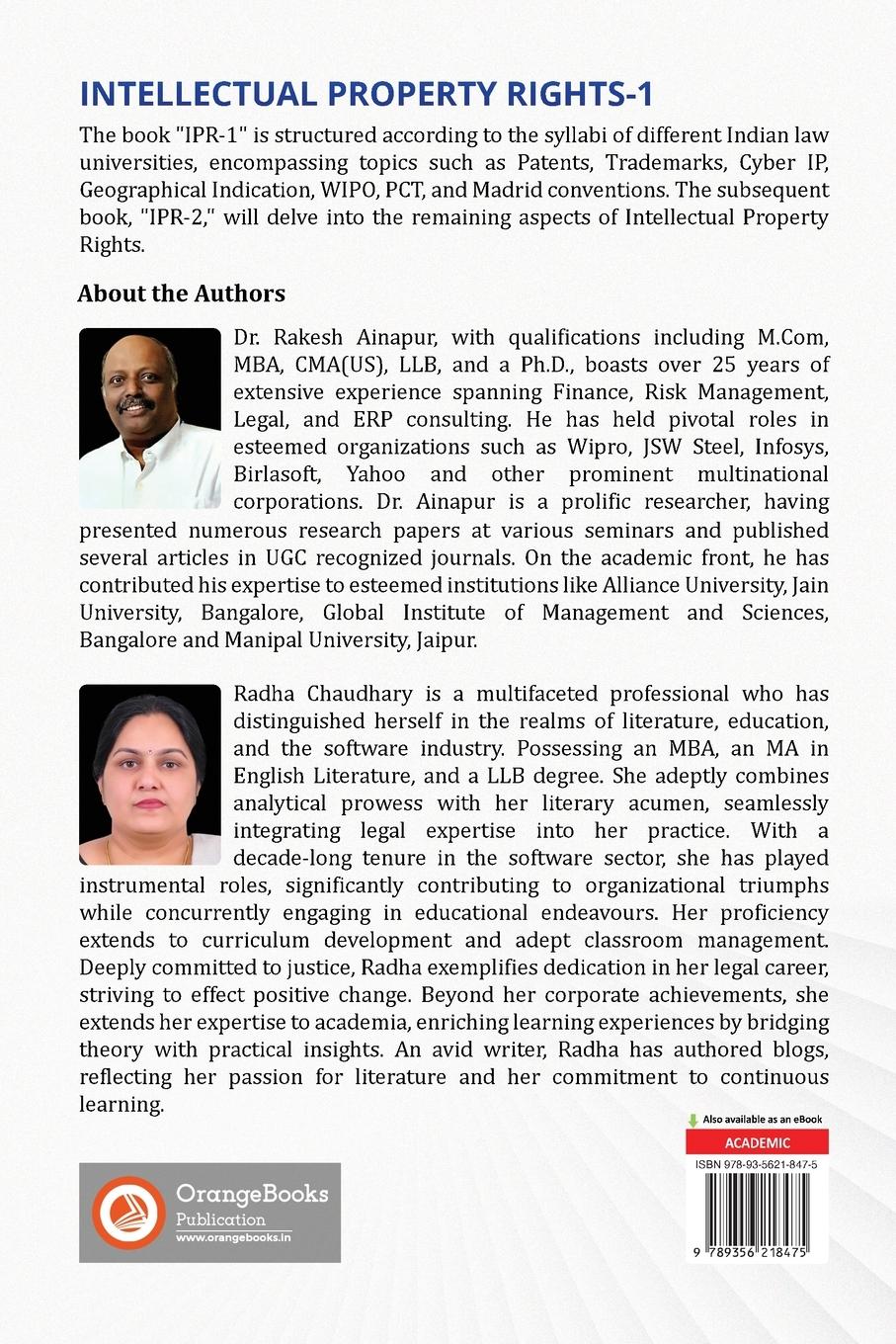 Rückseitencover Intellectual Property Rights-1
