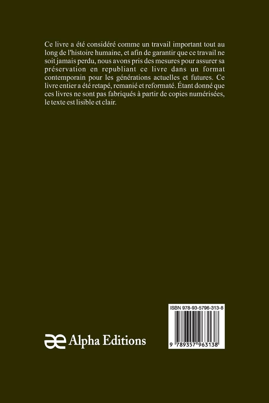 Rückseitencover Théologie hindoue. Le Kama soutra