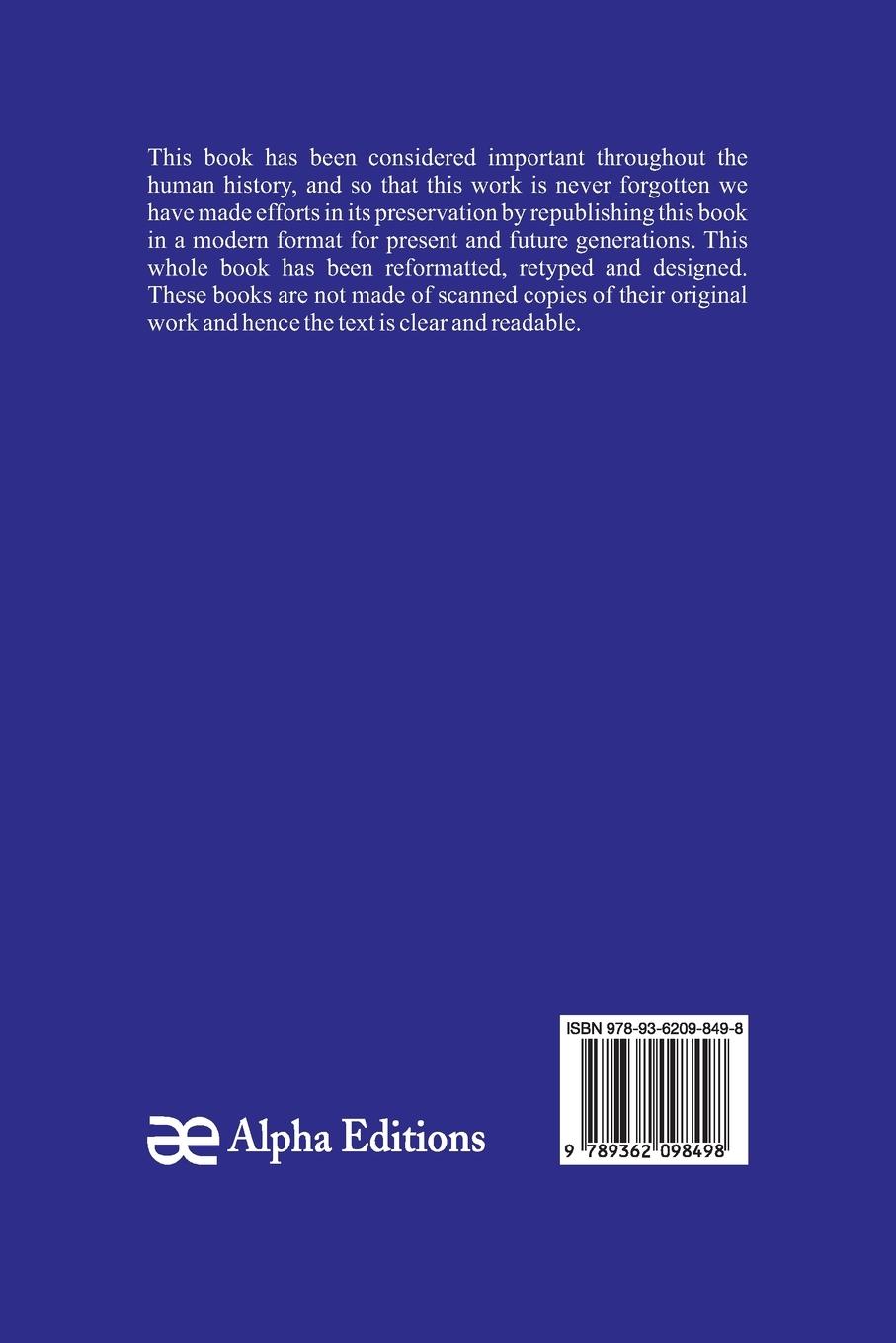 Rückseitencover Tish The chronicle of her escapades and excursions
