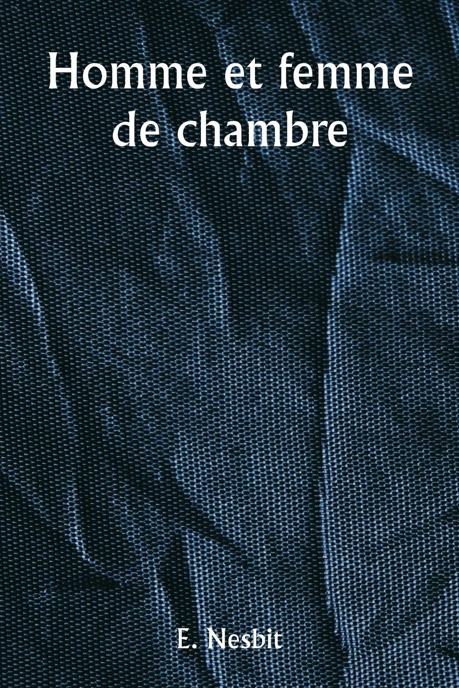Vorderes Coverbild Homme et femme de chambre