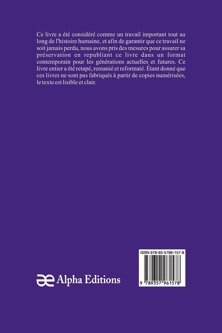 Rückseitencover Cours familier de Littérature - Volume 01