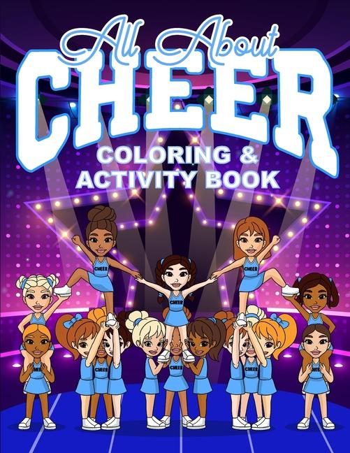 Vorderes Coverbild All About Cheer Coloring & Activity Book