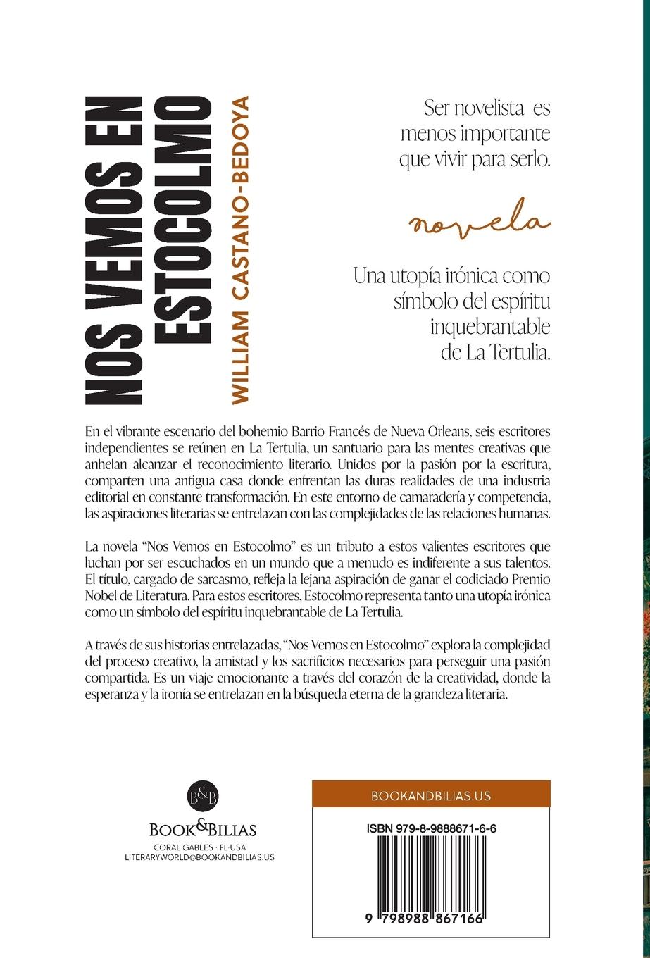 Rückseitencover Nos Vemos en Estocolmo
