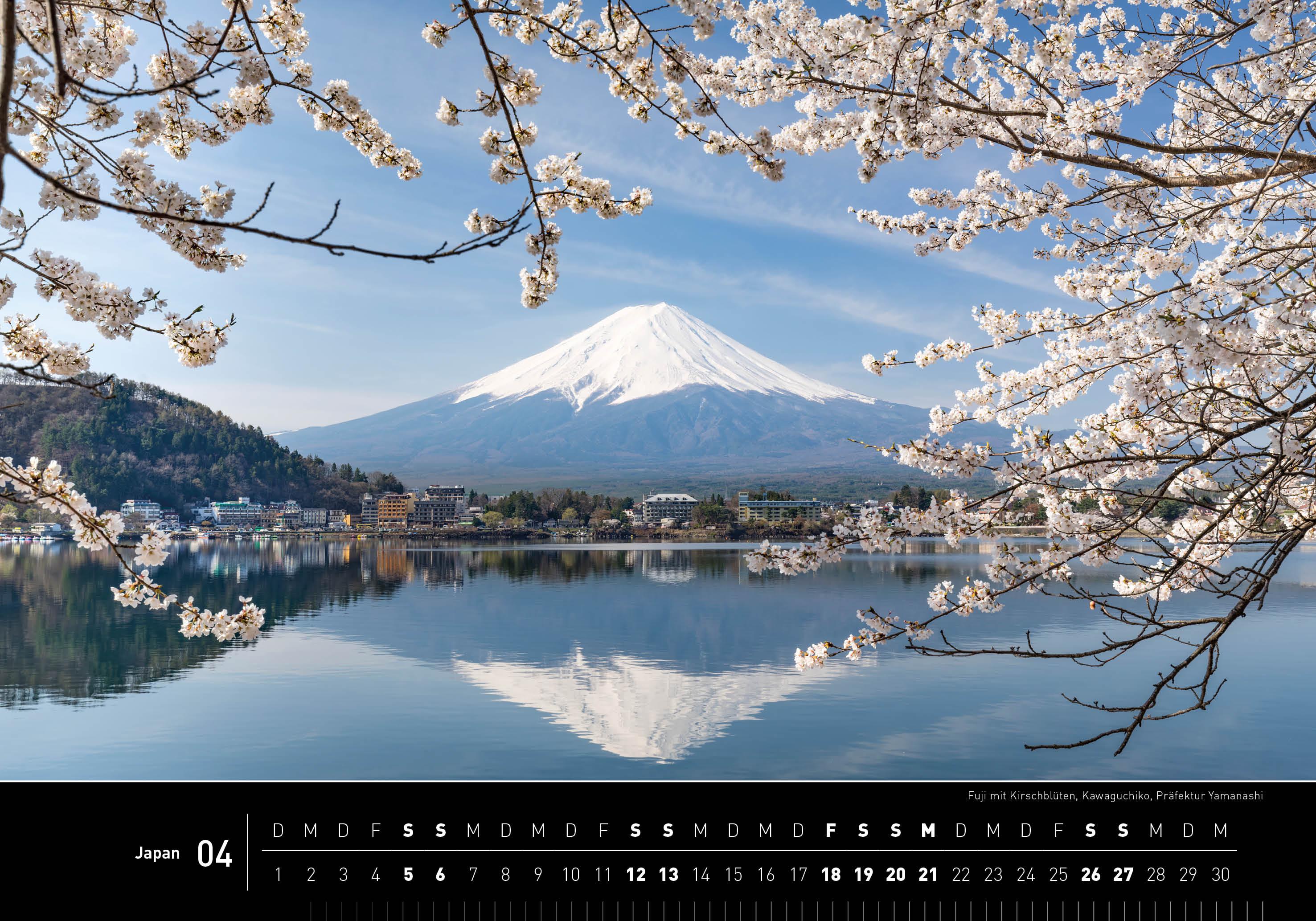 Beispielinhalt (Bild) 360° Japan Premiumkalender 2025
