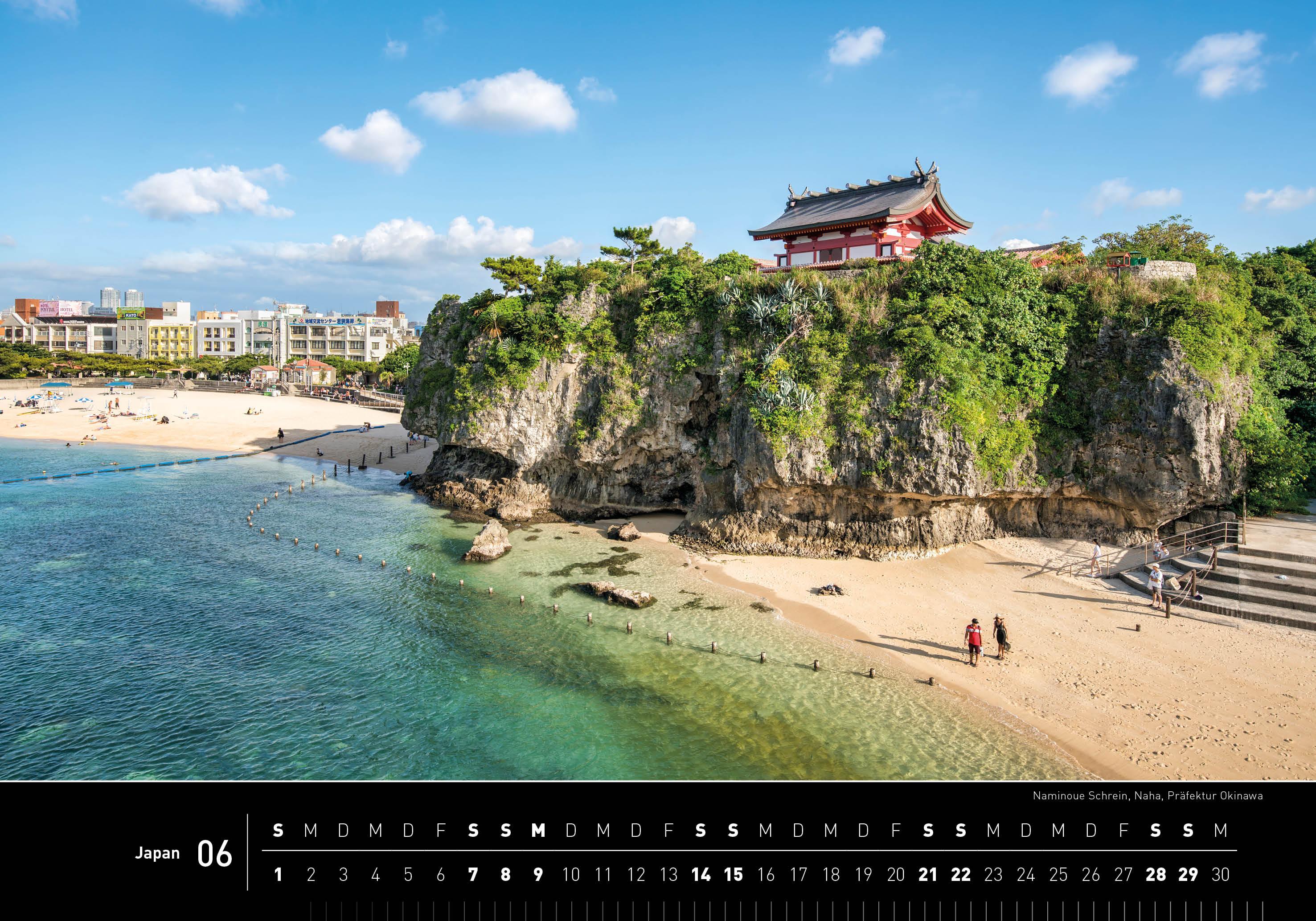 Beispielinhalt (Bild) 360° Japan Premiumkalender 2025