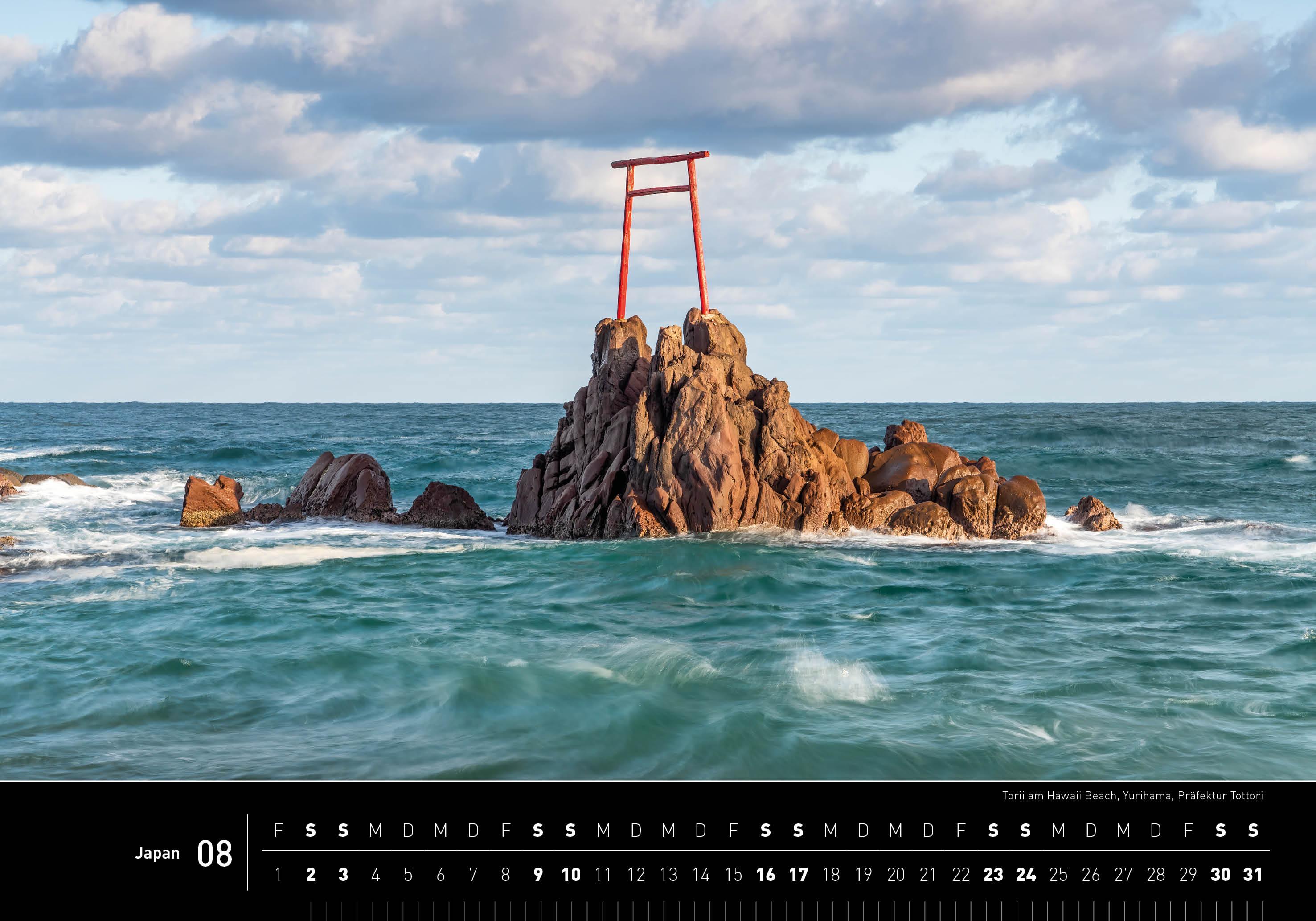 Beispielinhalt (Bild) 360° Japan Premiumkalender 2025