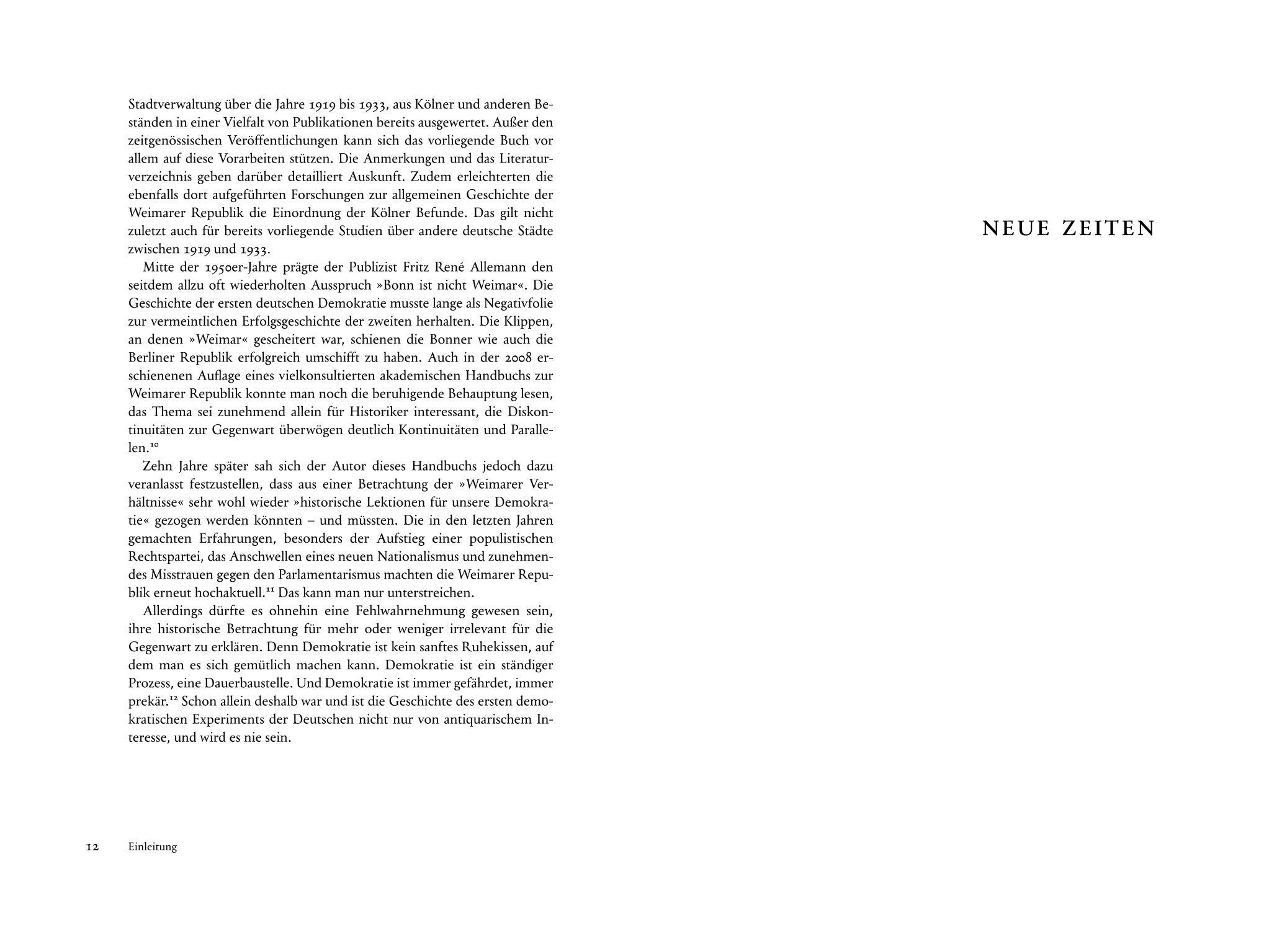 Beispielinhalt (Bild) Köln in der Weimarer Republik 1918-1933 (Vorzugsausgabe)