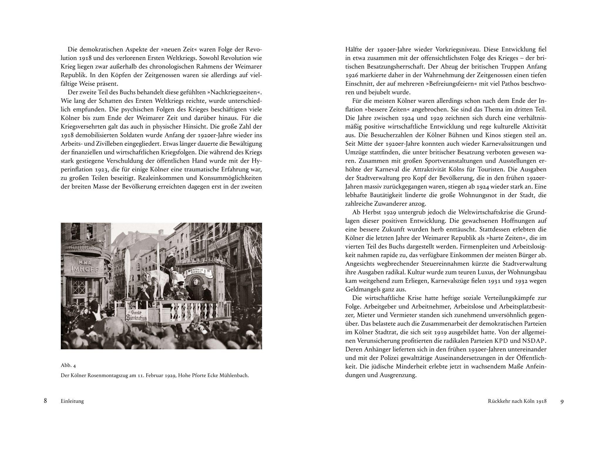 Beispielinhalt (Bild) Köln in der Weimarer Republik 1918-1933