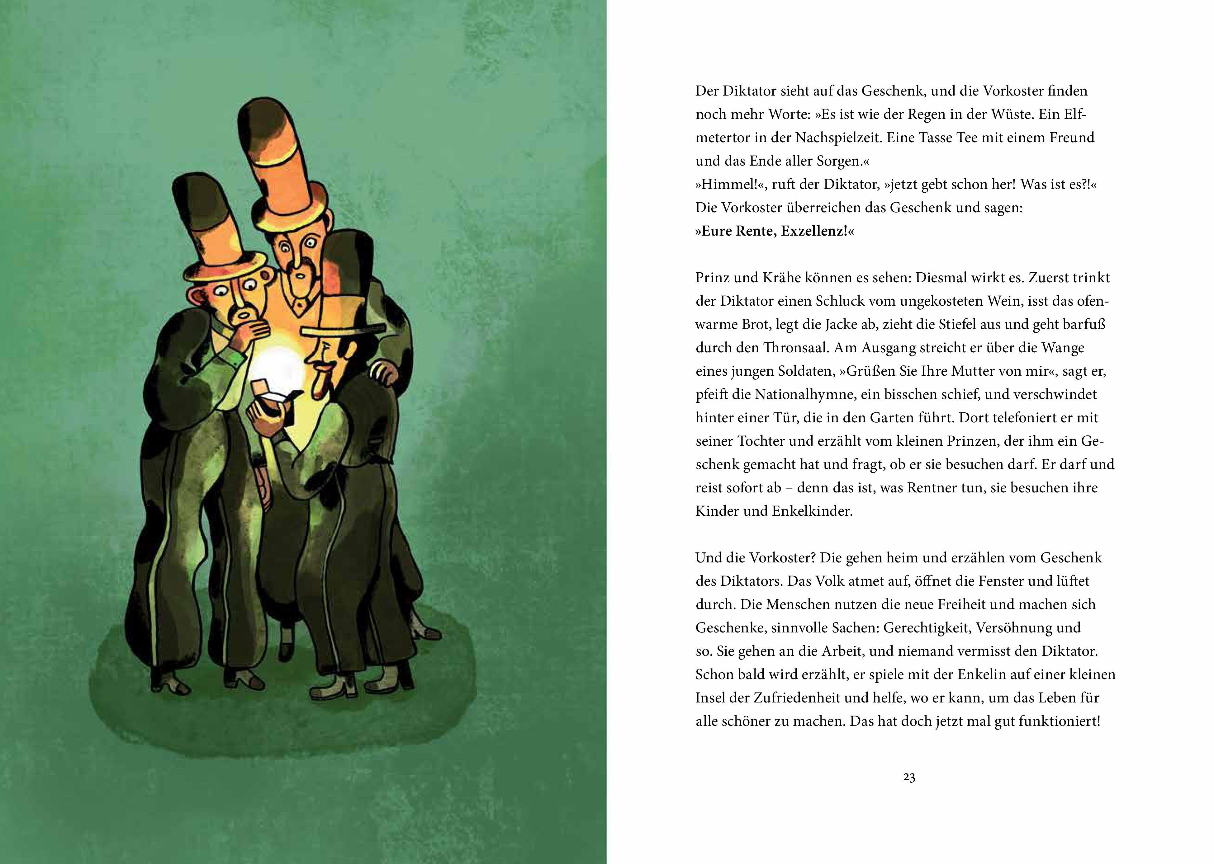 Beispielinhalt (Bild) Der kleine Prinz macht Geschenke