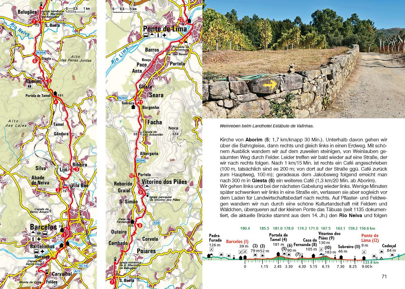 Beispielinhalt (Bild) Jakobsweg - Caminho Português