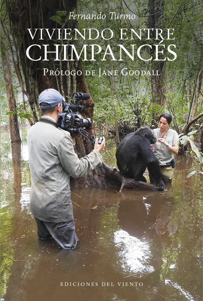 Vorderes Coverbild Viviendo entre chimpancés