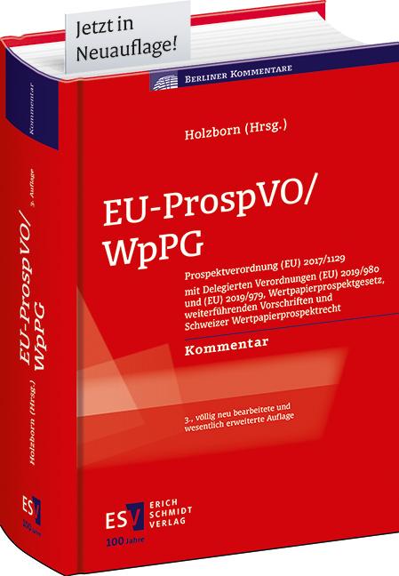 Vorderes Coverbild EU-ProspVO/WpPG