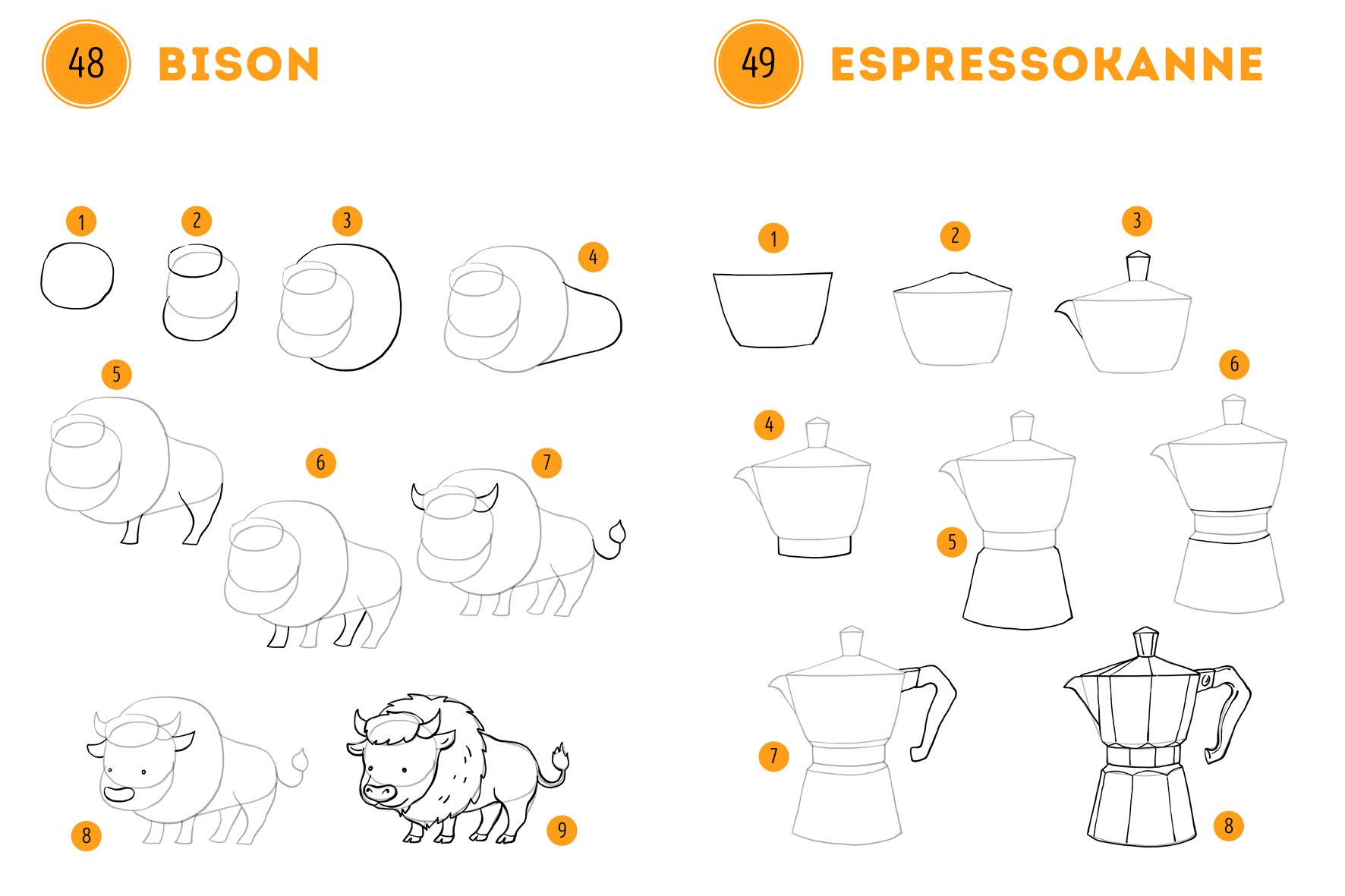 Beispielinhalt (Bild) 300 Motive zeichnen