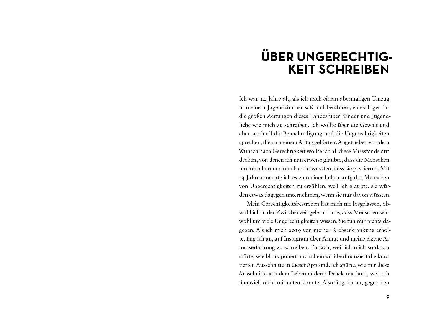 Beispielinhalt (Bild) Das Gefühl von Armut