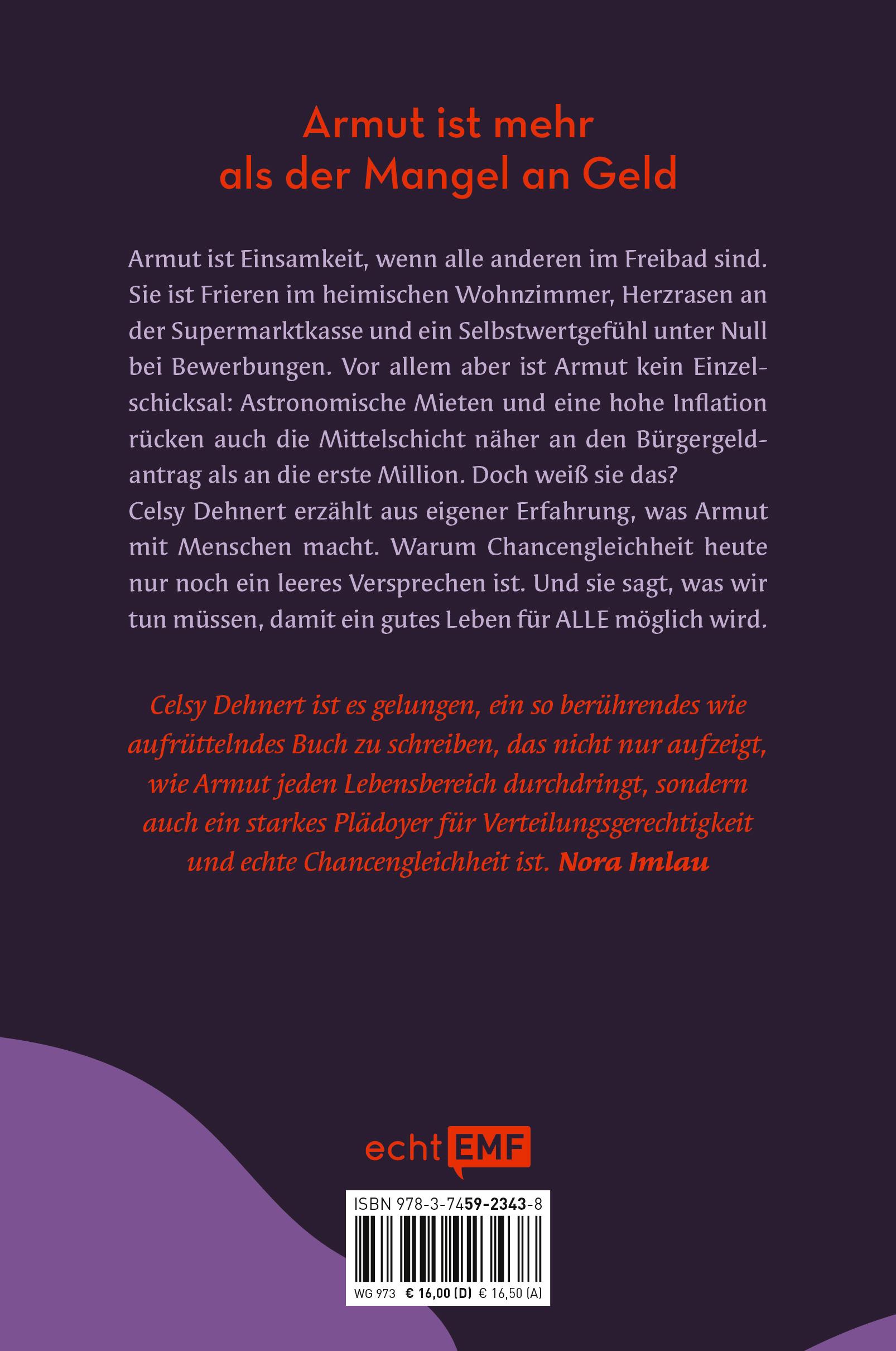 Rückseitencover Das Gefühl von Armut