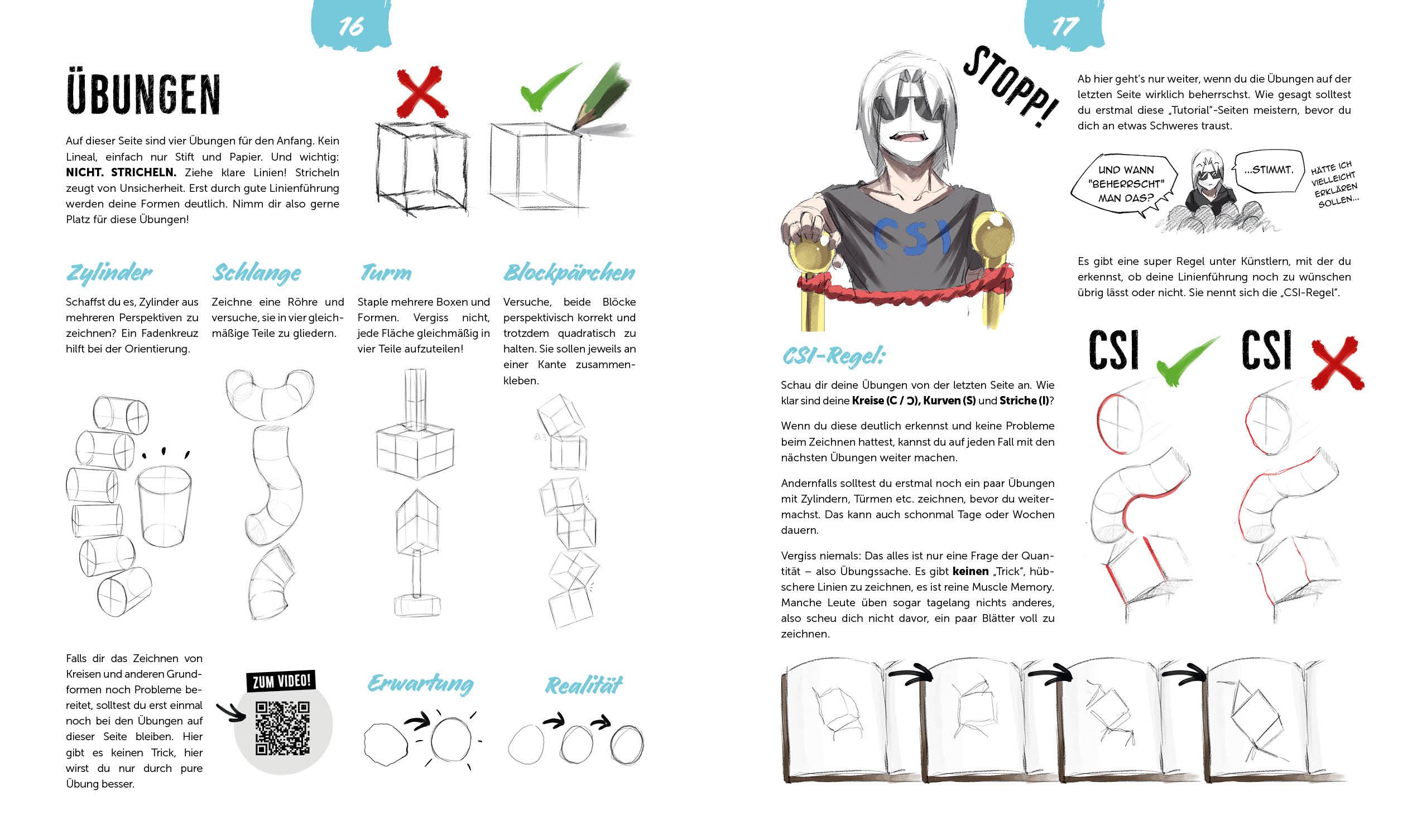 Beispielinhalt (Bild) Anatomie zeichnen like a Sir