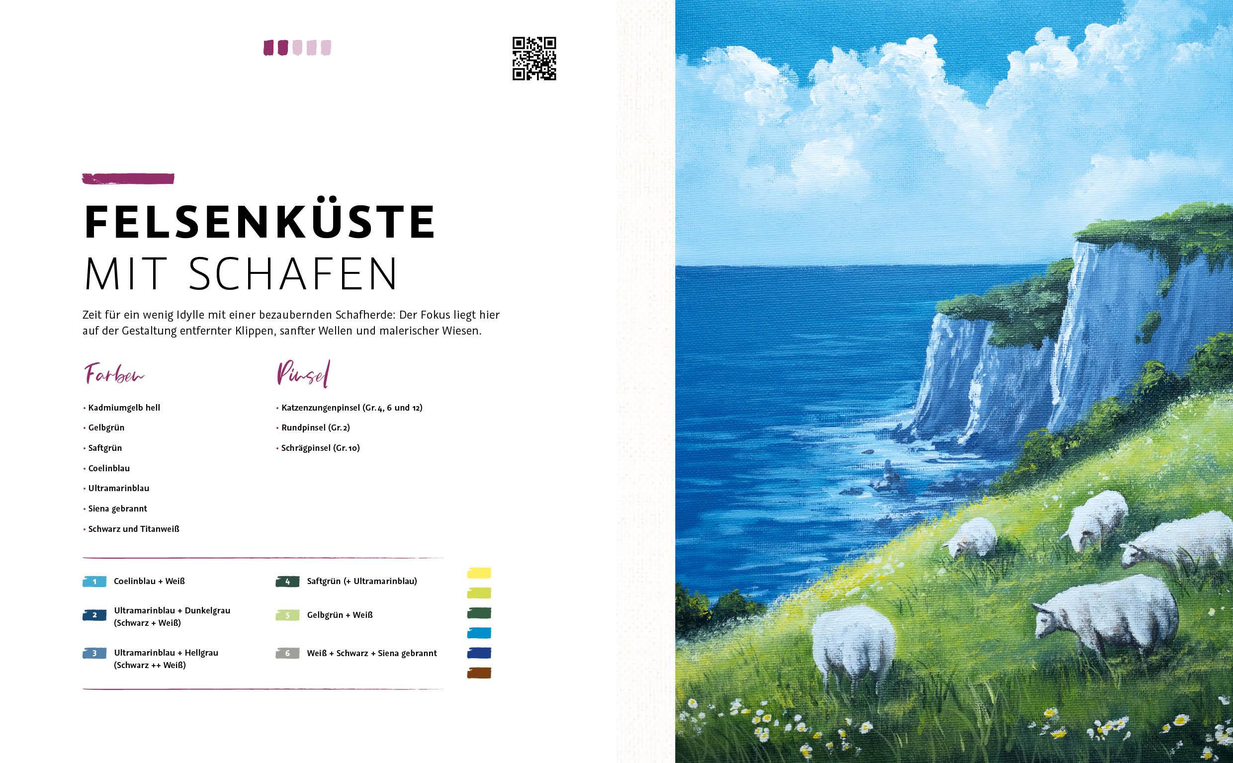 Beispielinhalt (Bild) Die Kunst der Acrylmalerei - das Grundlagenwerk