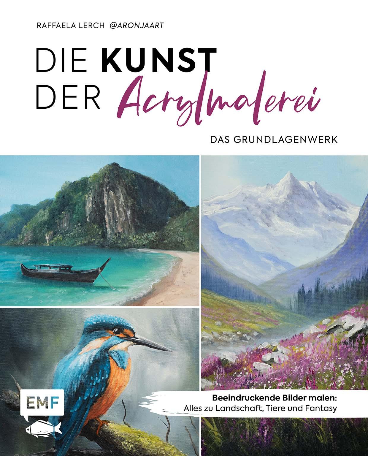 Vorderes Coverbild Die Kunst der Acrylmalerei - das Grundlagenwerk
