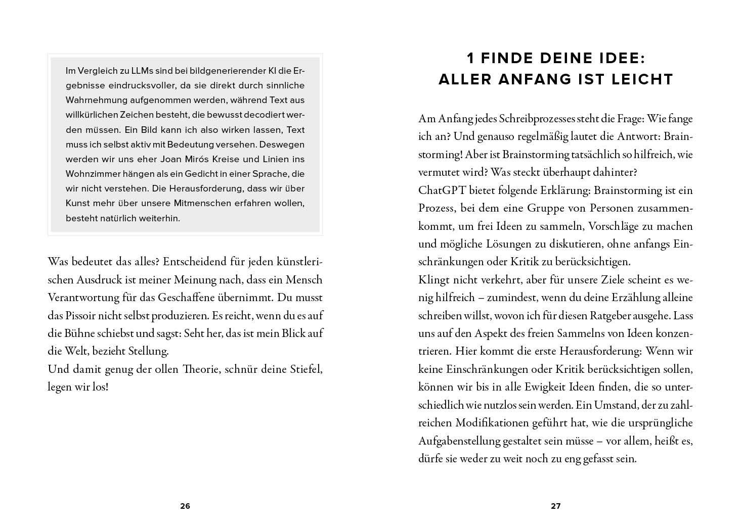 Beispielinhalt (Bild) Die träumende KI