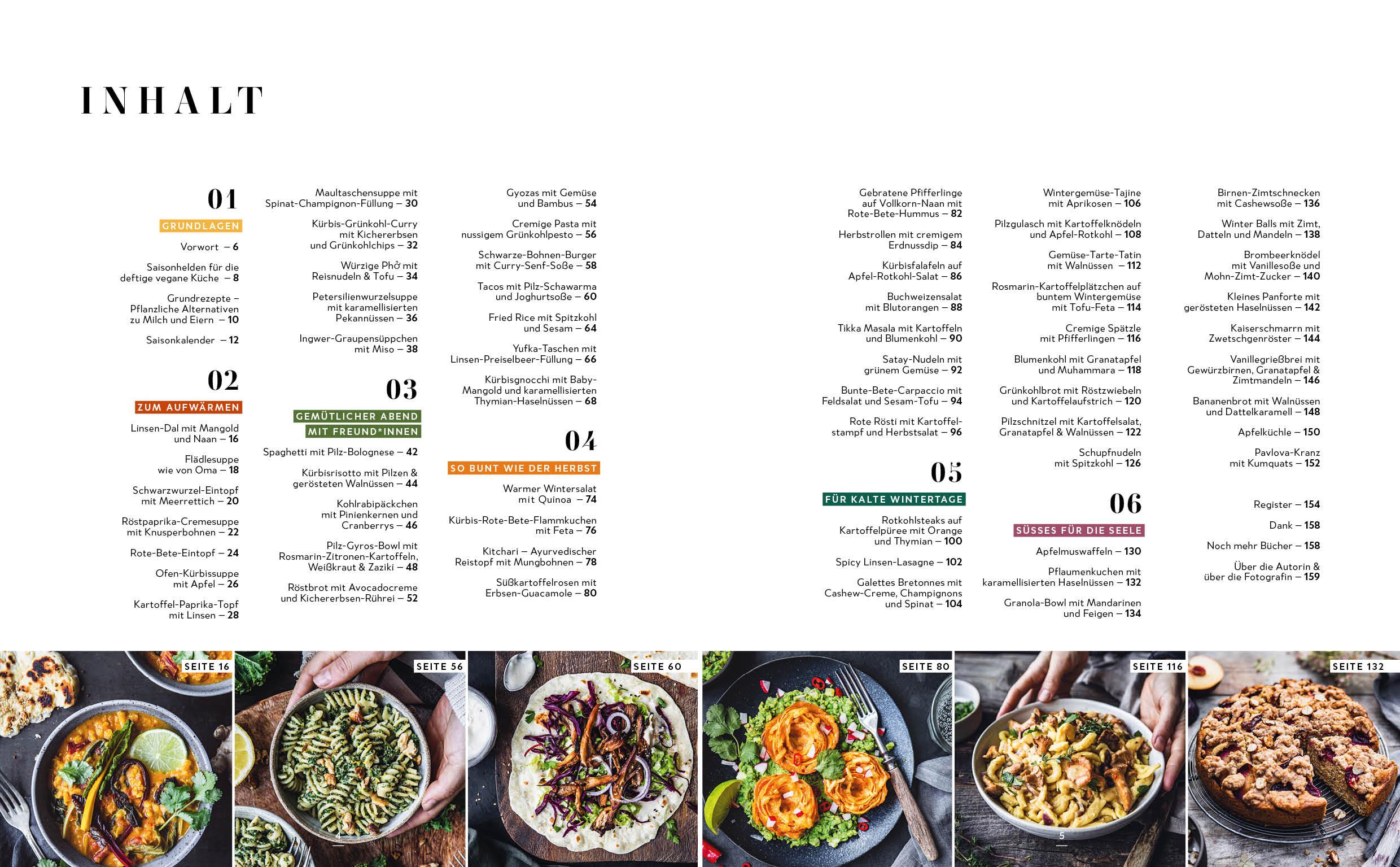 Beispielinhalt (Bild) Cosy Kitchen - Herzhaft vegan