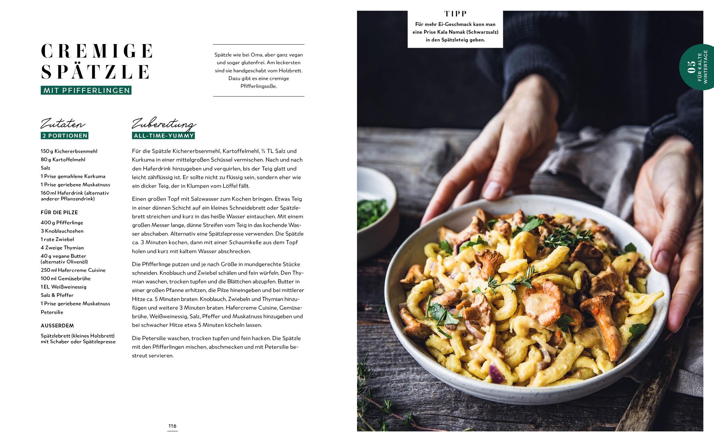 Beispielinhalt (Bild) Cosy Kitchen - Herzhaft vegan