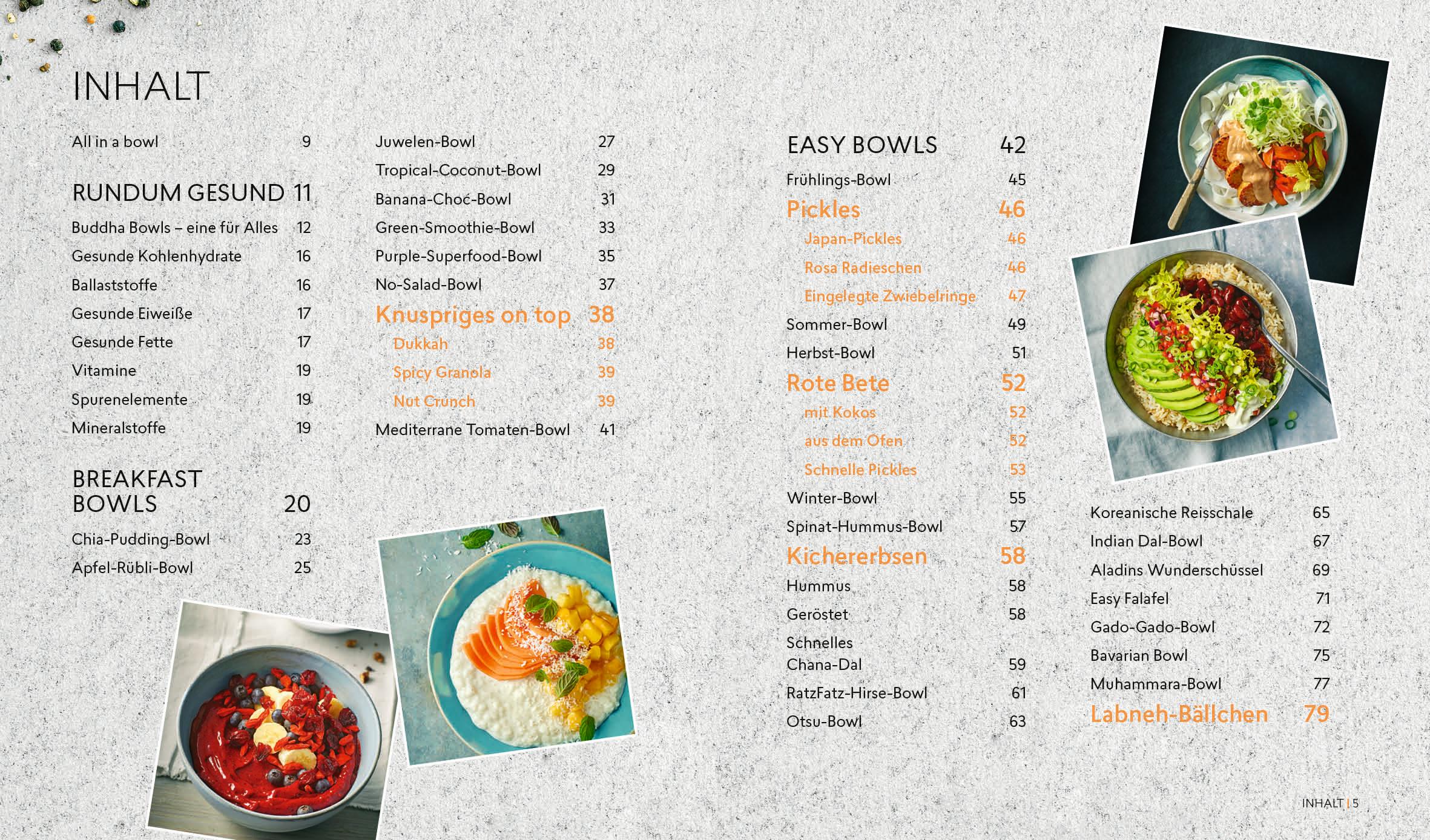 Beispielinhalt (Bild) Buddha Bowls