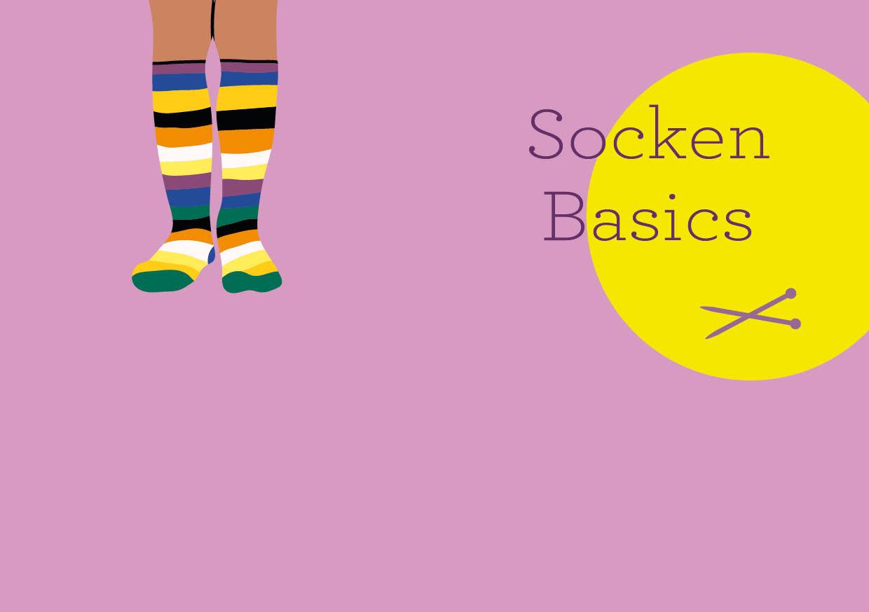 Beispielinhalt (Bild) Auf die Socke, fertig, los! Die kleine Strickschule für unterwegs