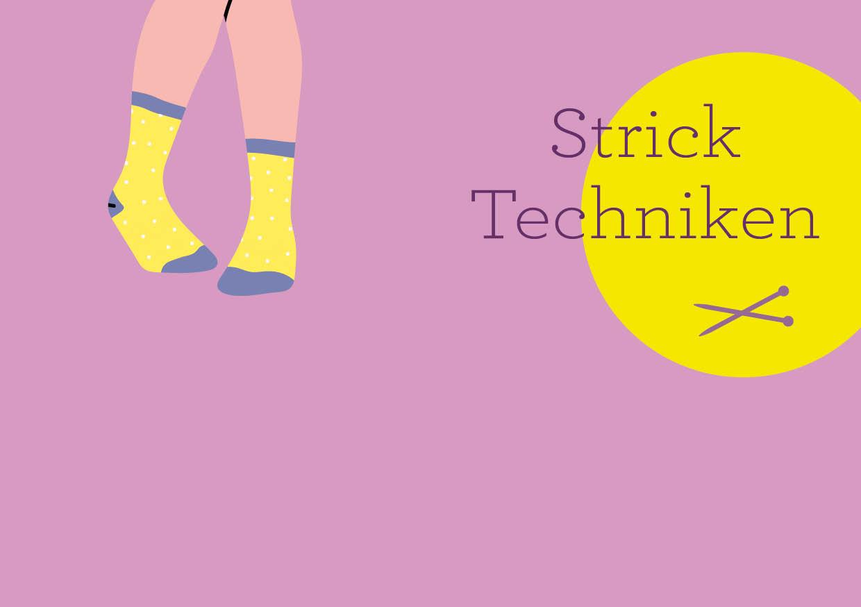 Beispielinhalt (Bild) Auf die Socke, fertig, los! Die kleine Strickschule für unterwegs