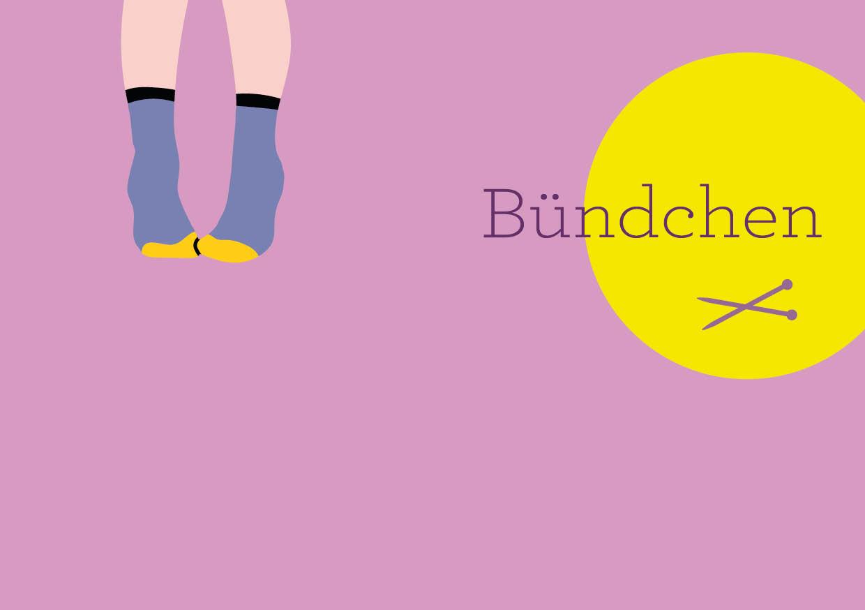 Beispielinhalt (Bild) Auf die Socke, fertig, los! Die kleine Strickschule für unterwegs