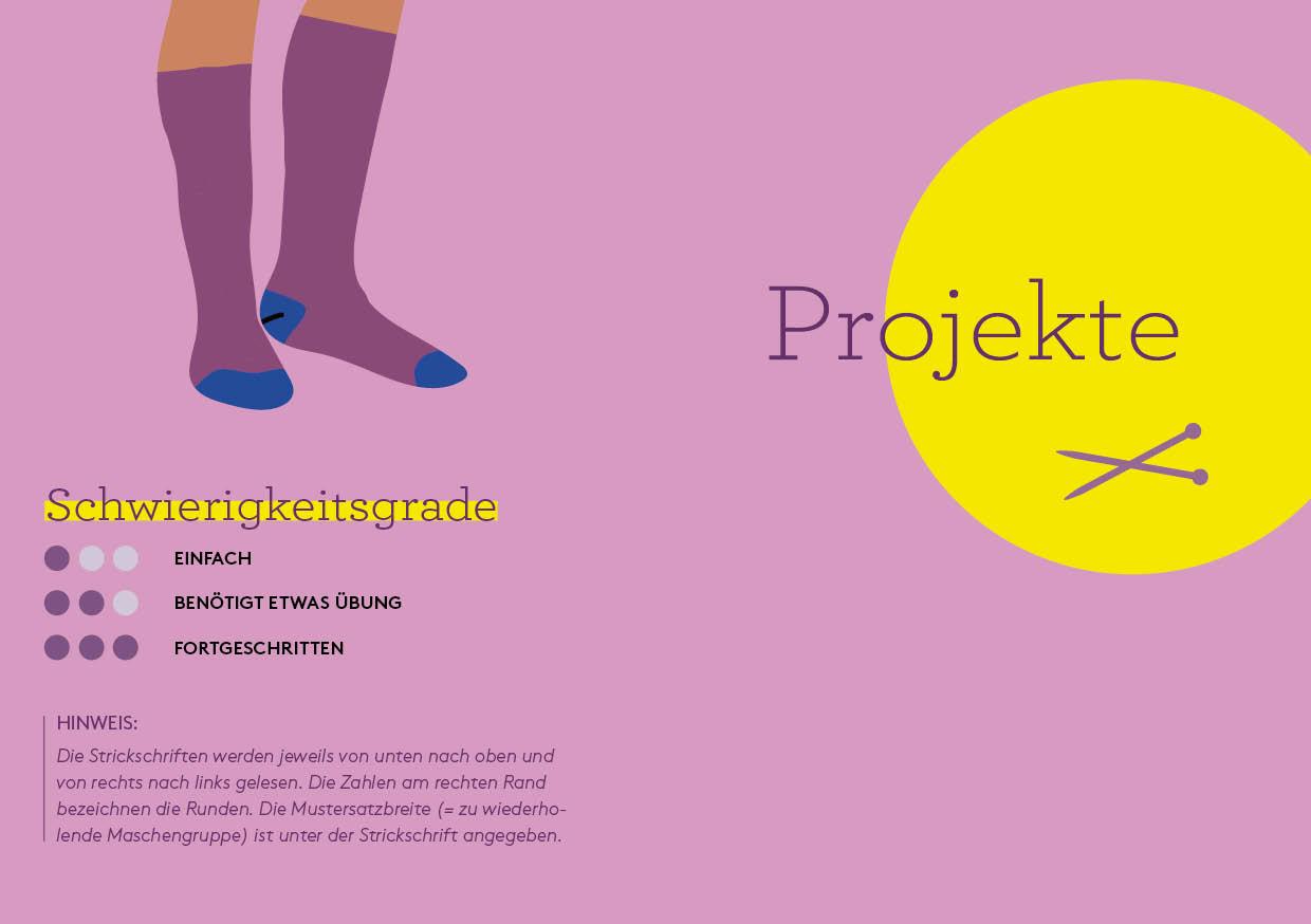 Beispielinhalt (Bild) Auf die Socke, fertig, los! Die kleine Strickschule für unterwegs