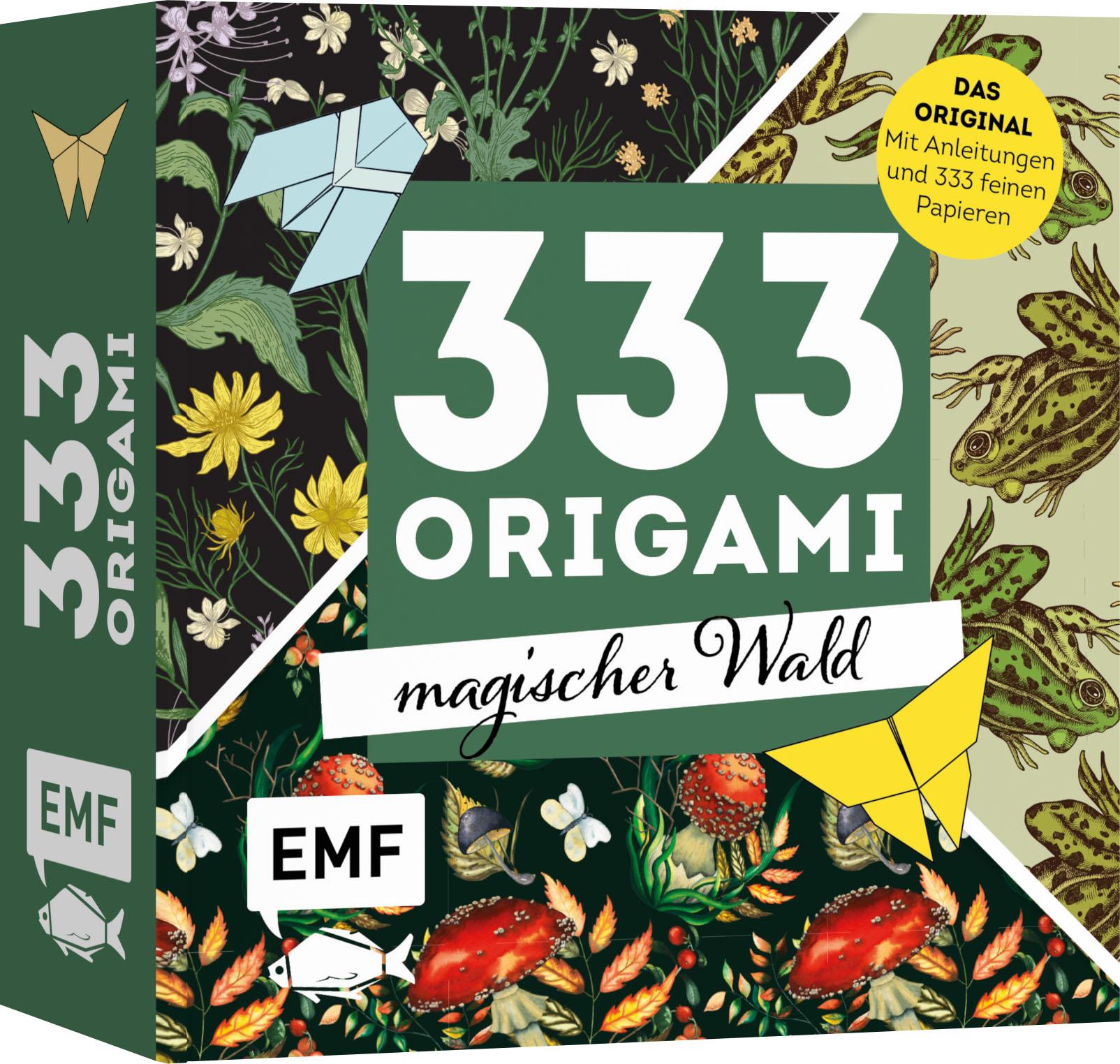 Vorderes Coverbild 333 Origami - Magischer Wald | Zauberschöne Papiere falten
