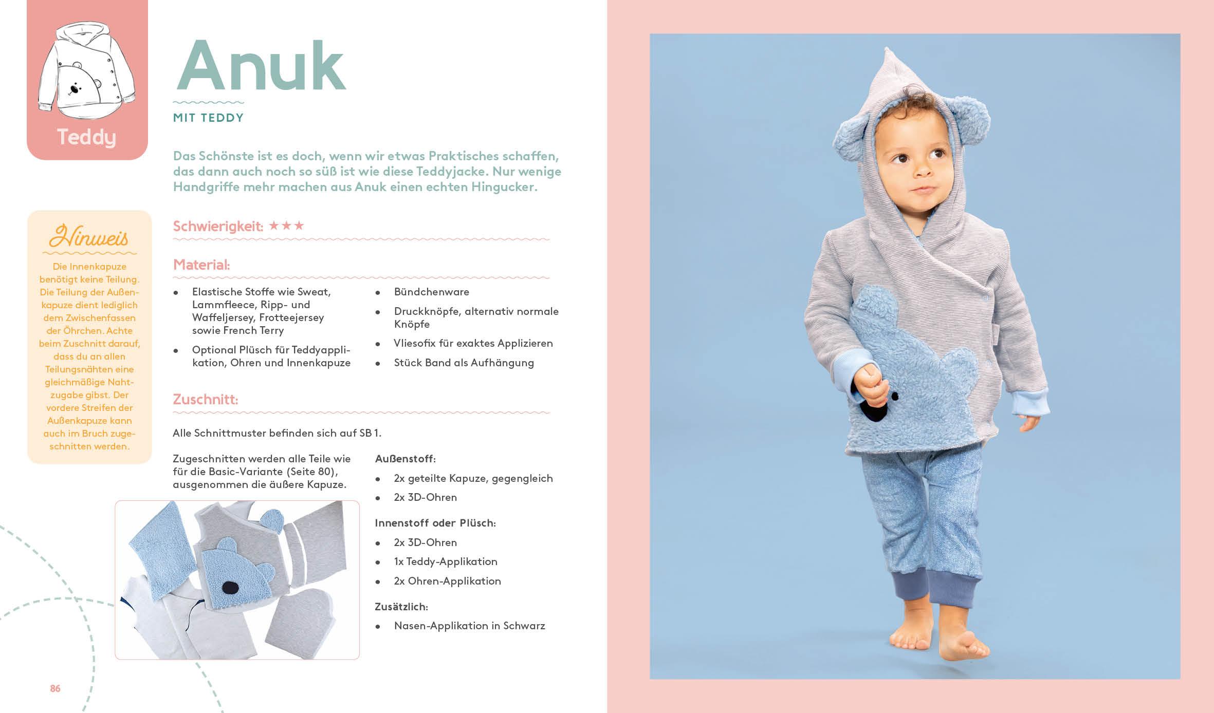 Beispielinhalt (Bild) Mamas Lieblingsschnitte - Nähen - Plotten - Zeit sparen