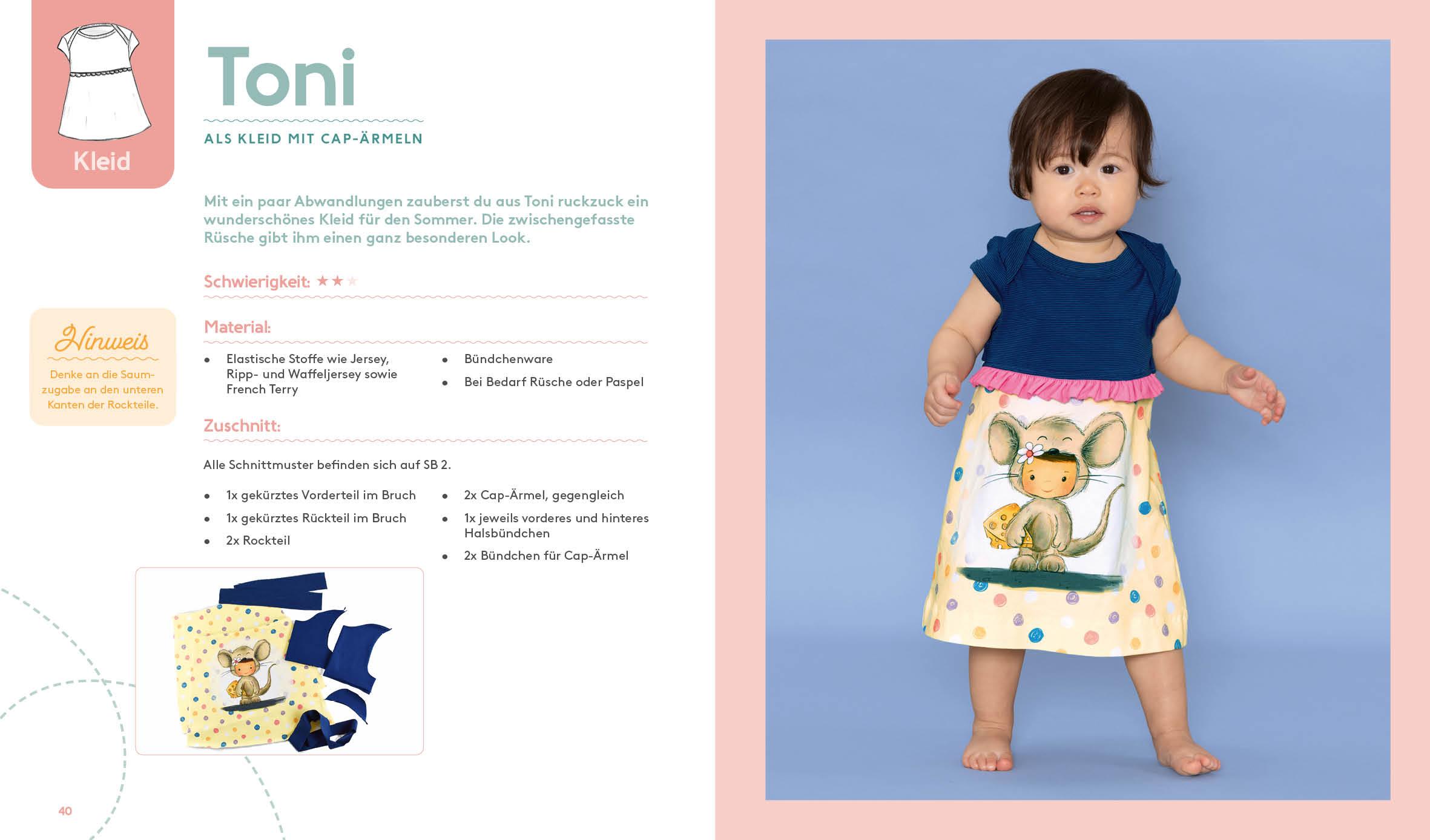 Beispielinhalt (Bild) Mamas Lieblingsschnitte - Nähen - Plotten - Zeit sparen