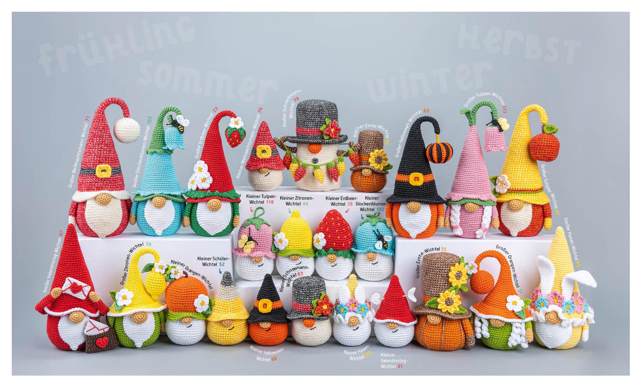 Beispielinhalt (Bild) Die Wichtel sind los! - Amigurumis häkeln