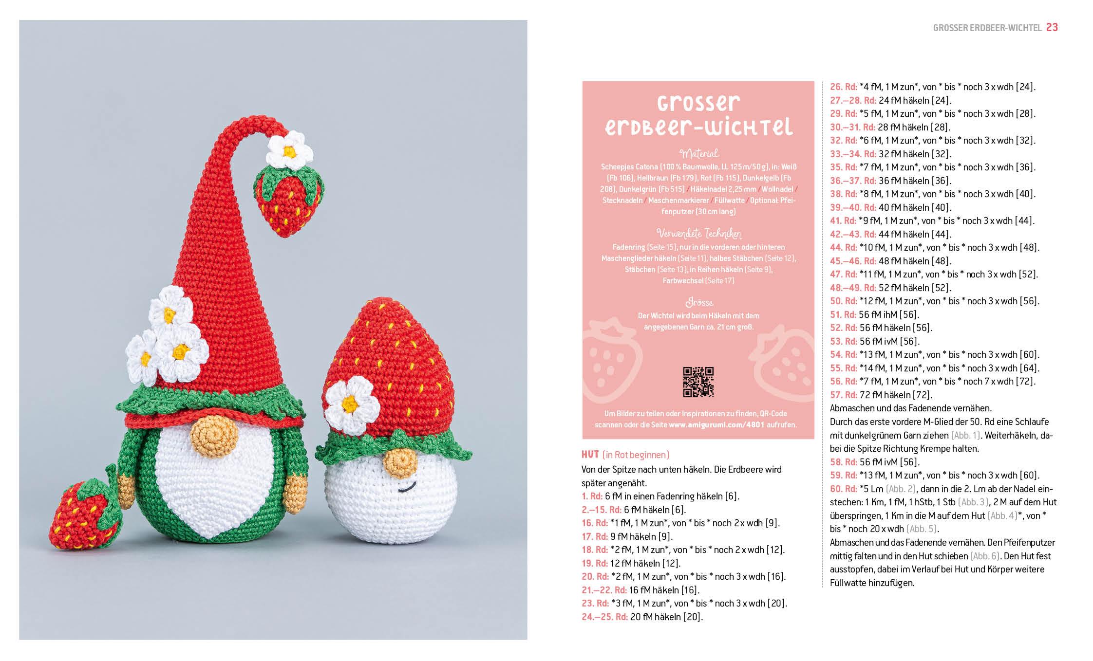 Beispielinhalt (Bild) Die Wichtel sind los! - Amigurumis häkeln