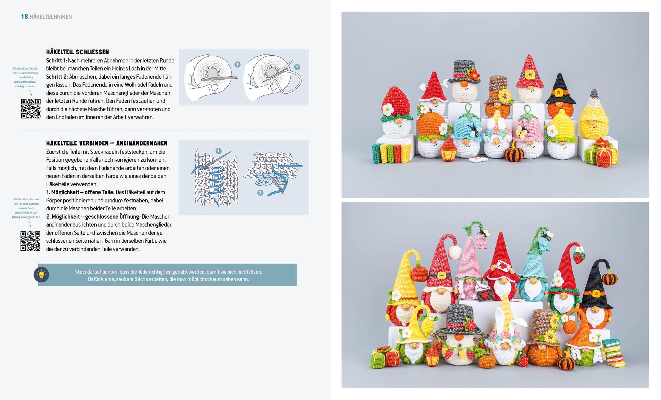 Beispielinhalt (Bild) Die Wichtel sind los! - Amigurumis häkeln