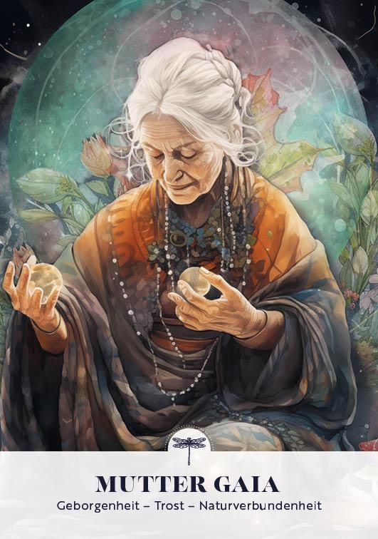 Beispielinhalt (Bild) Orakel-Kartenset: Seelengarten | Für deine spirituelle Selbsterkundung und die tiefe Verbindung mit dir selbst