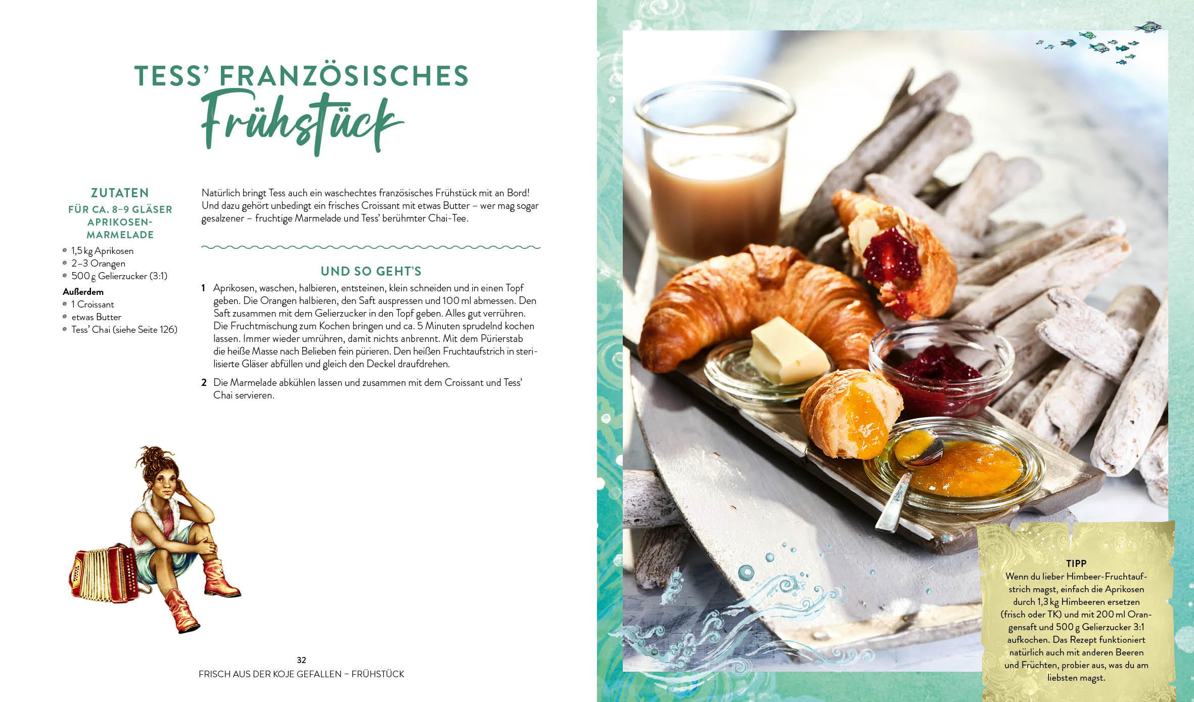 Beispielinhalt (Bild) Alea Aquarius - Das Kochbuch