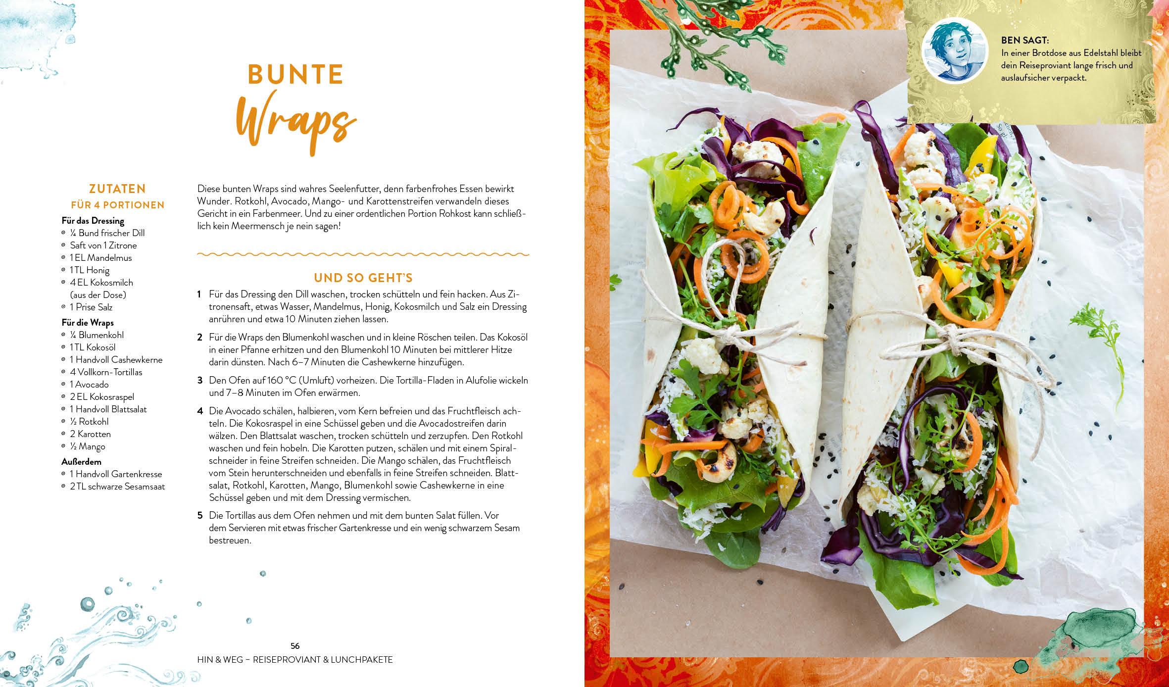 Beispielinhalt (Bild) Alea Aquarius - Das Kochbuch