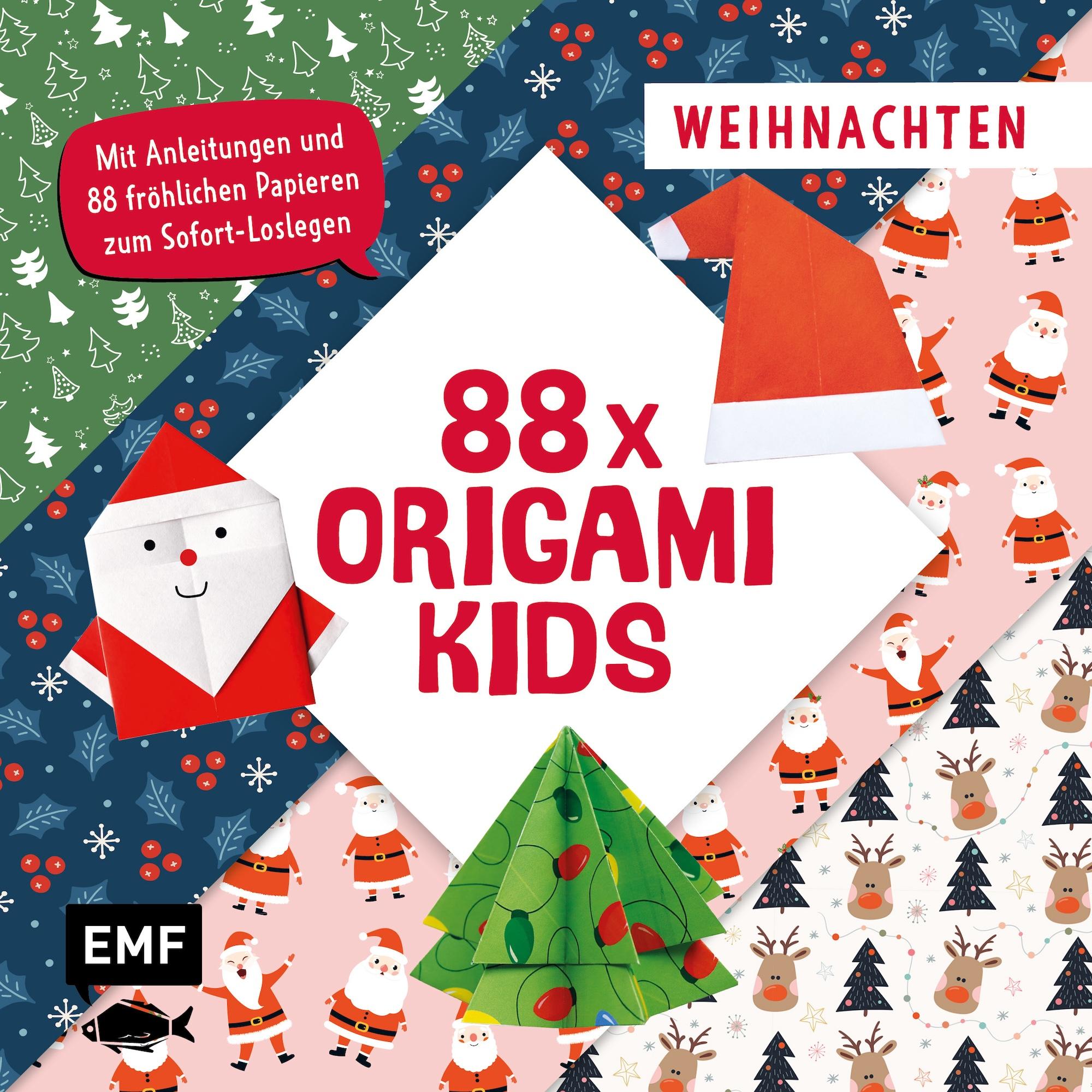 Vorderes Coverbild 88 x Origami Kids - Weihnachten