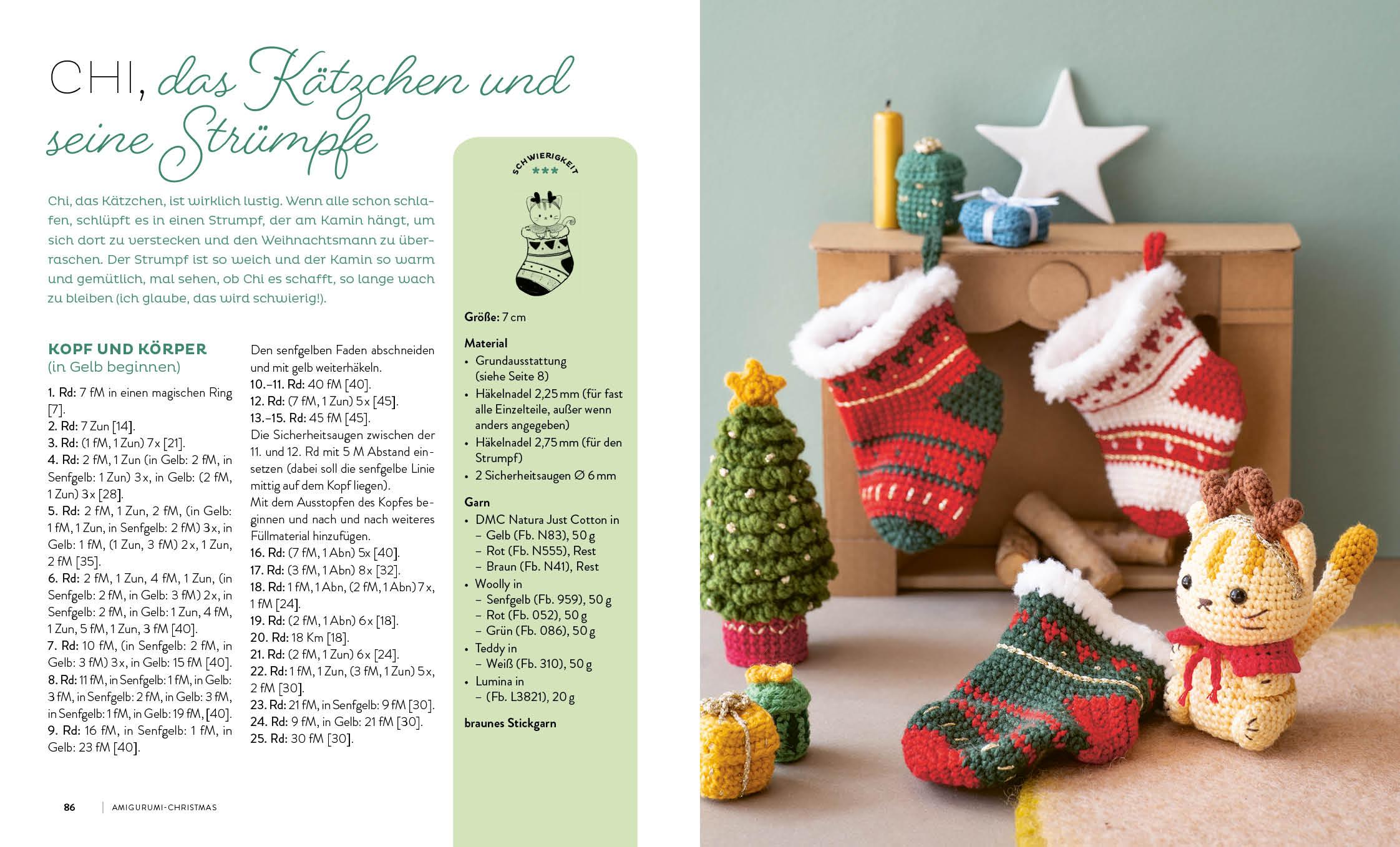 Beispielinhalt (Bild) Amigurumi-Christmas