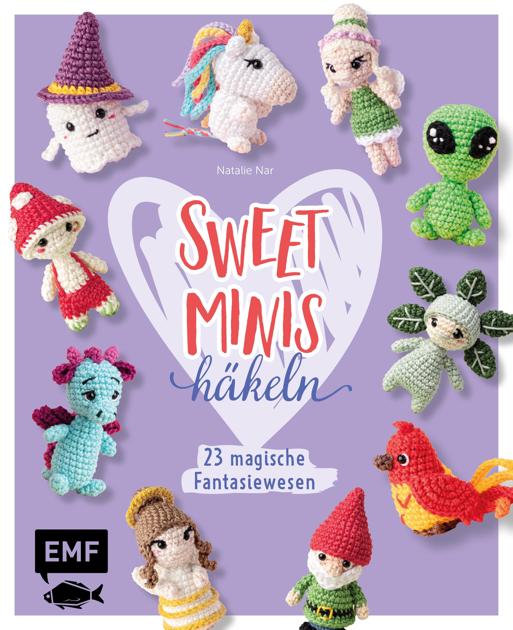 Vorderes Coverbild Sweet Minis häkeln - 23 magische Fantasiewesen