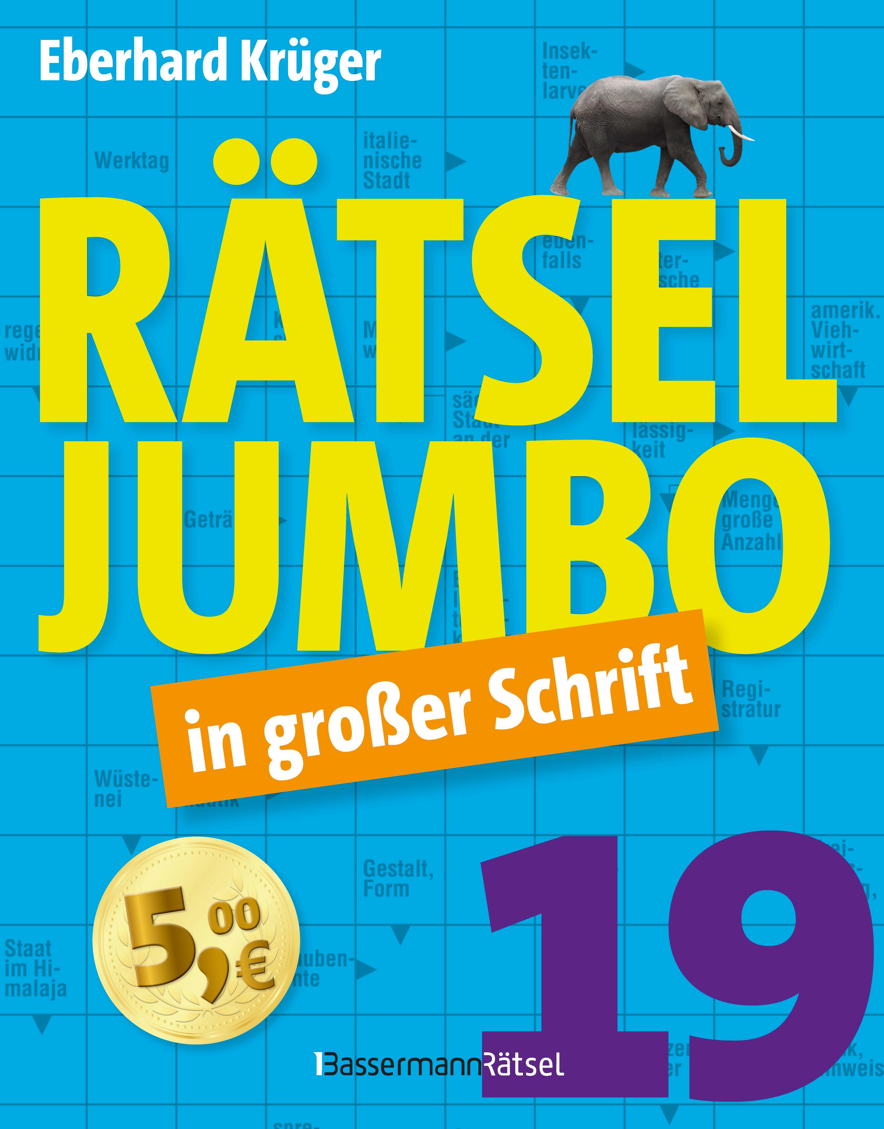 Vorderes Coverbild Rätseljumbo in großer Schrift 19