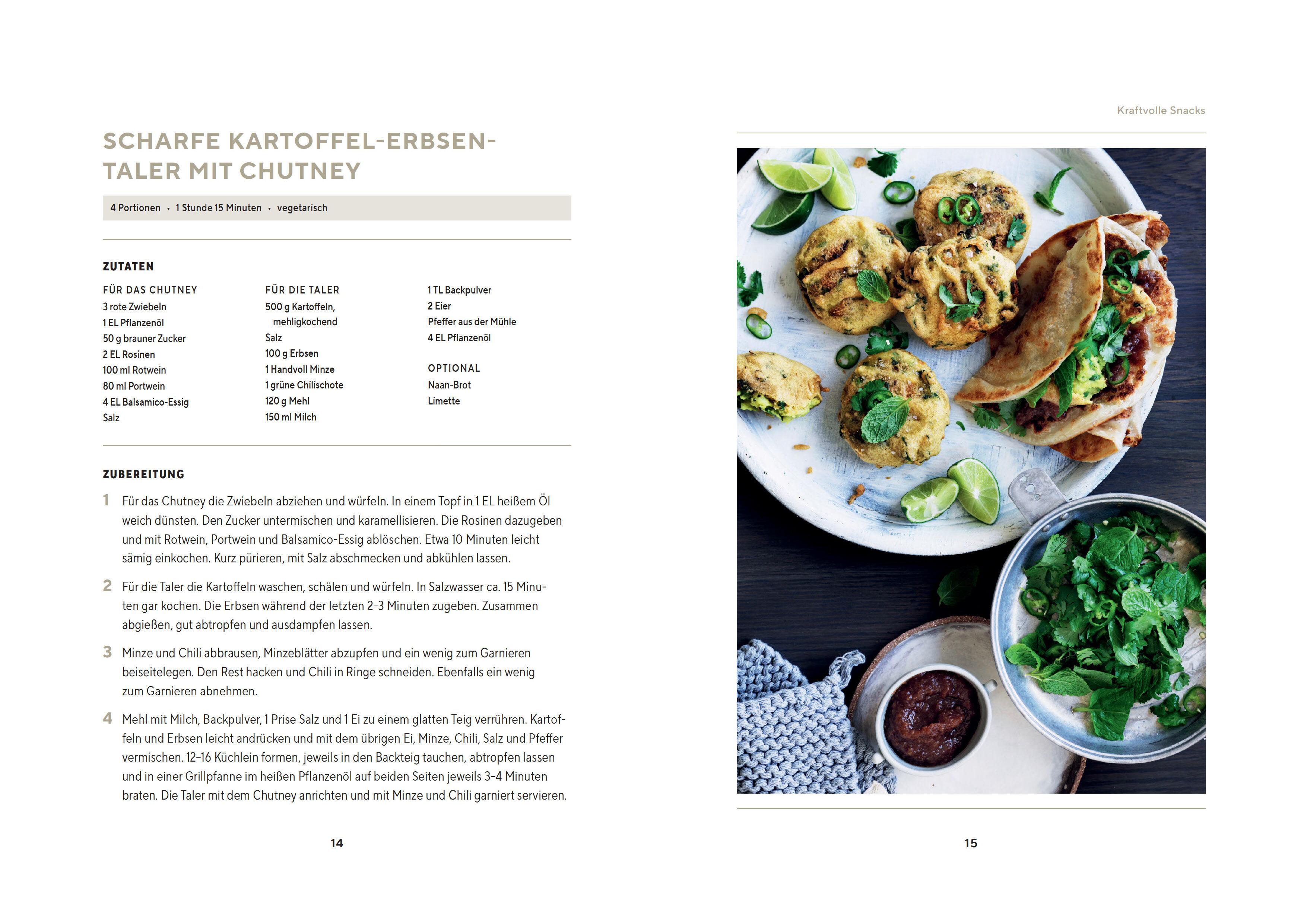 Beispielinhalt (Bild) Leckere Rezepte mit Hülsenfrüchten - vegetarisch und vegan