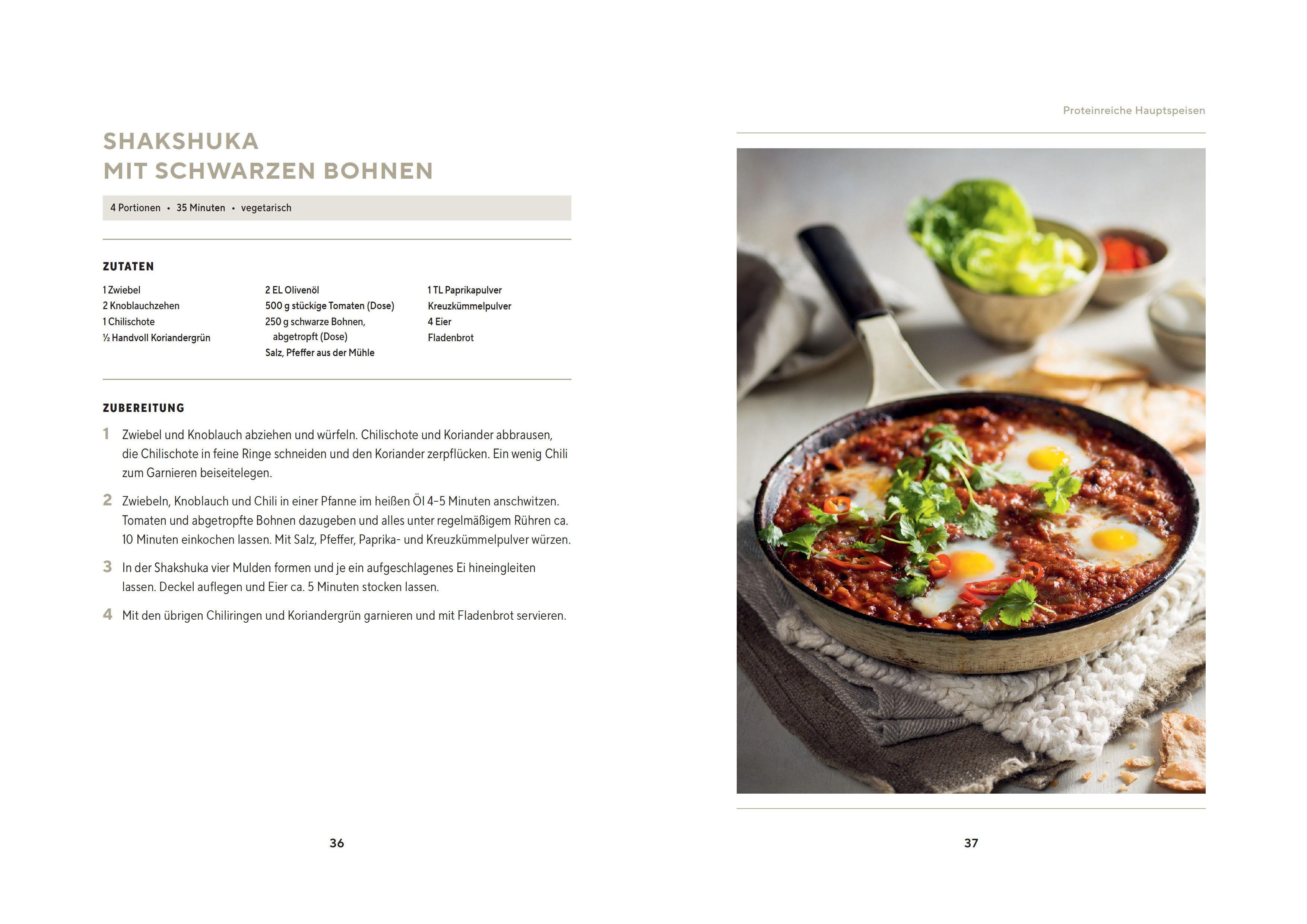 Beispielinhalt (Bild) Leckere Rezepte mit Hülsenfrüchten - vegetarisch und vegan