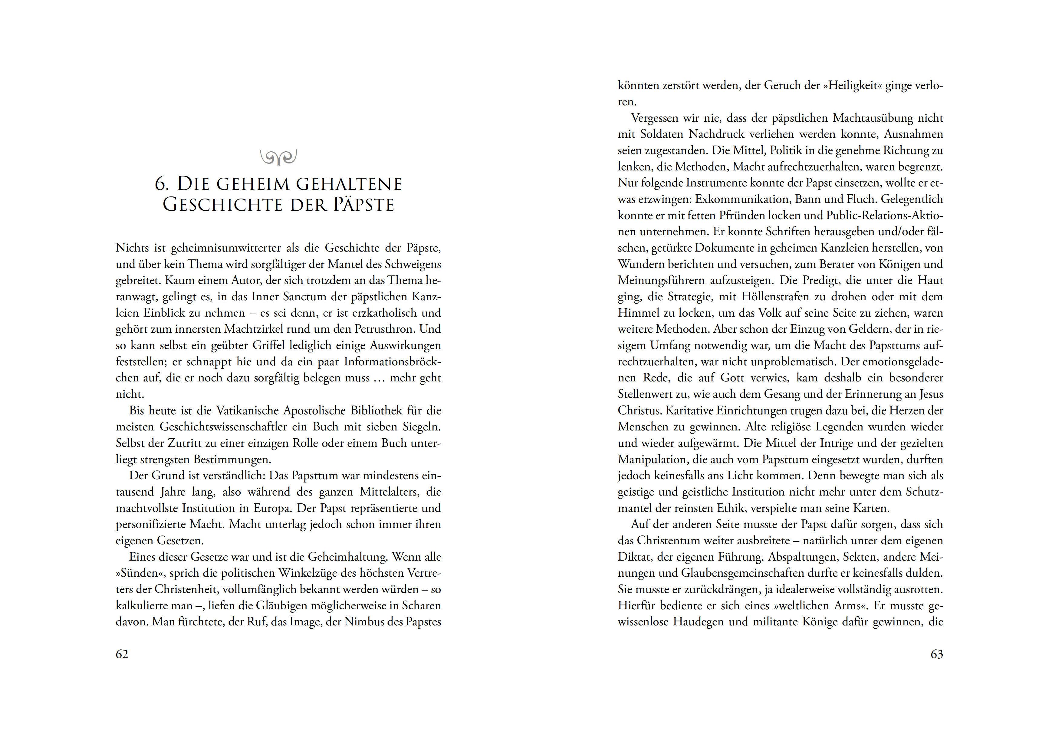 Beispielinhalt (Bild) Die Geheimnisse des Mittelalters - Christen, Päpste, Tempelritter